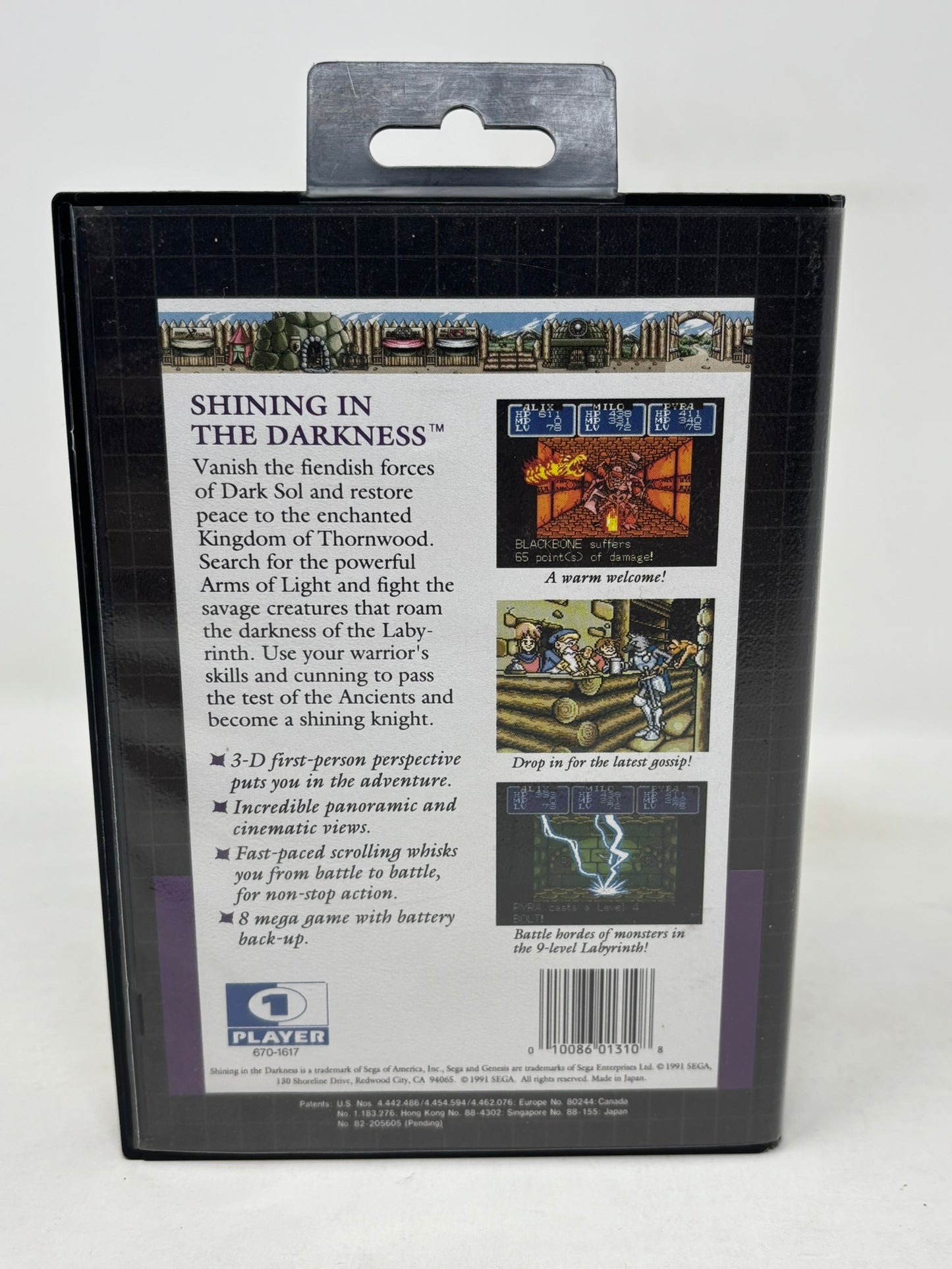 Sega Genesis - Shining in the Darkness - Complete
