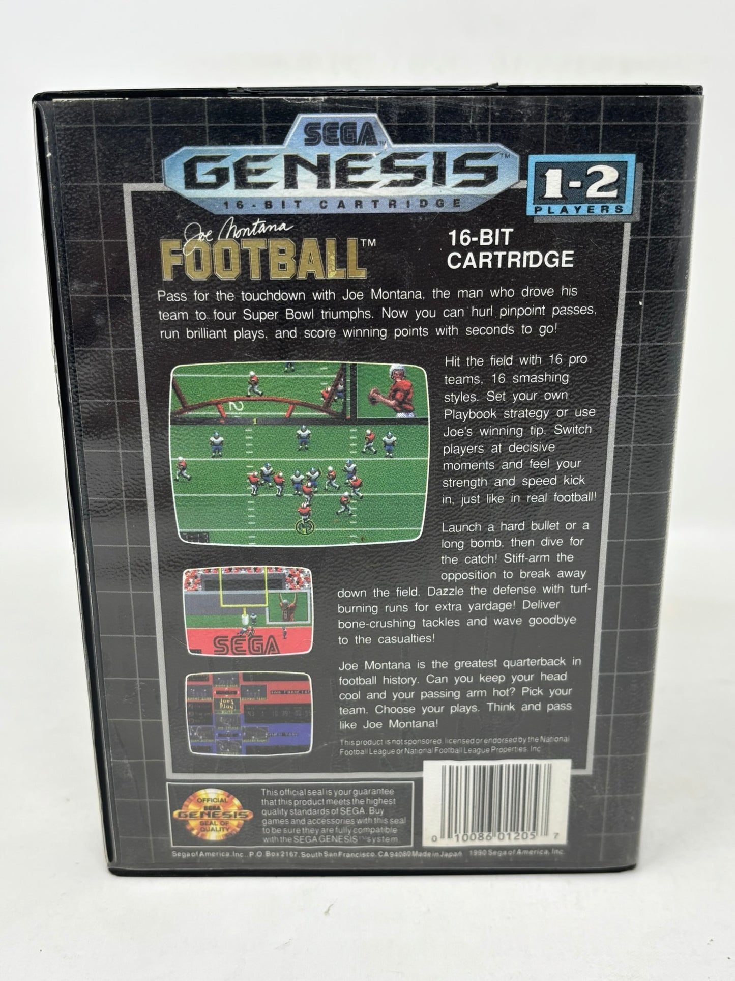 Sega Genesis - Joe Montana Football - Complete