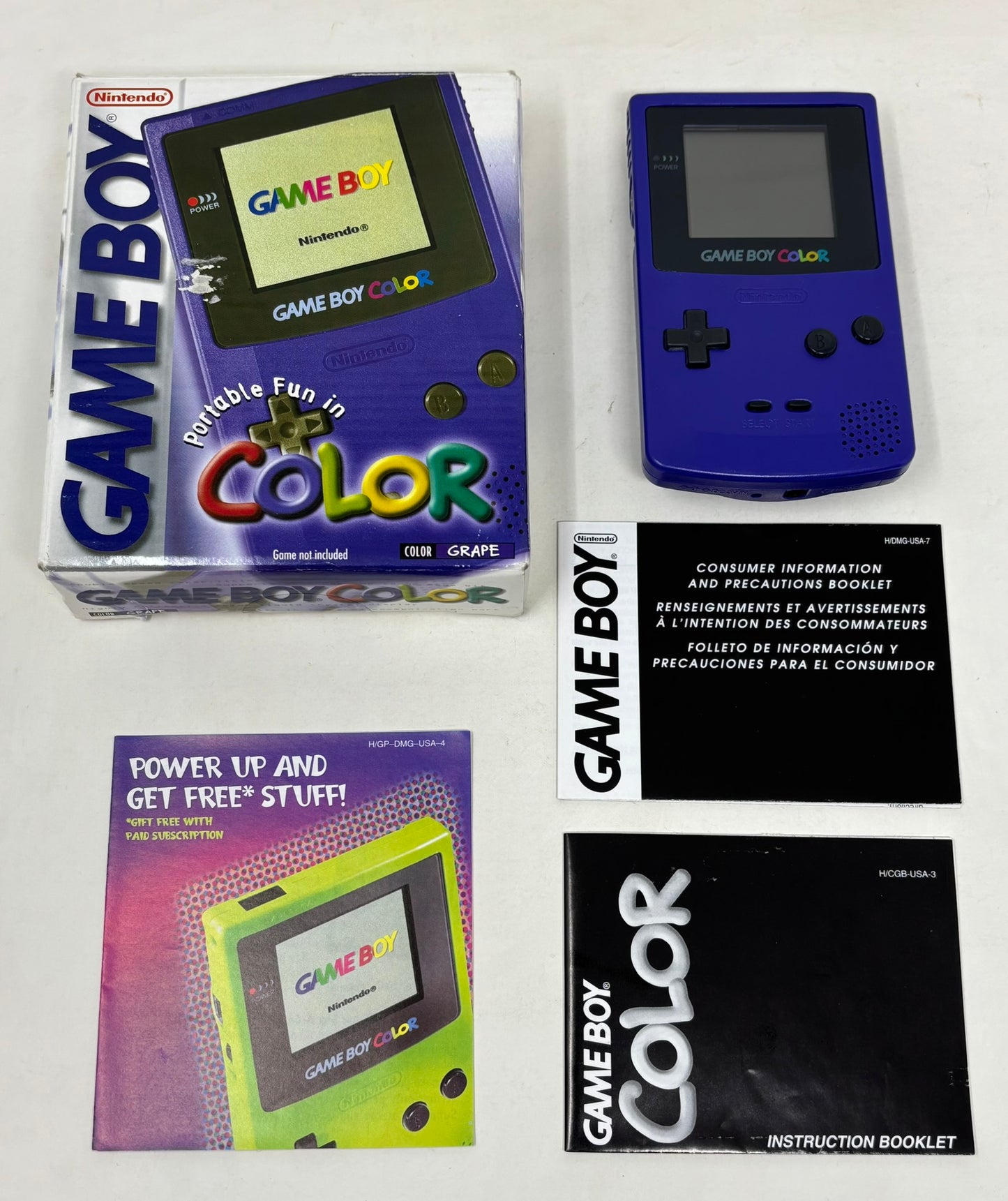 Nintendo Game Boy Color Grape - Complete