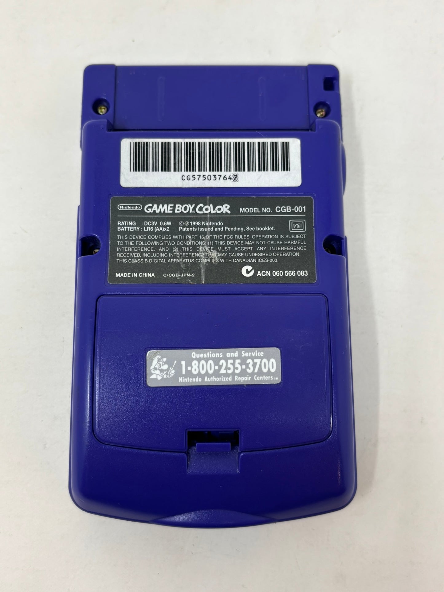 Nintendo Game Boy Color Grape - Complete