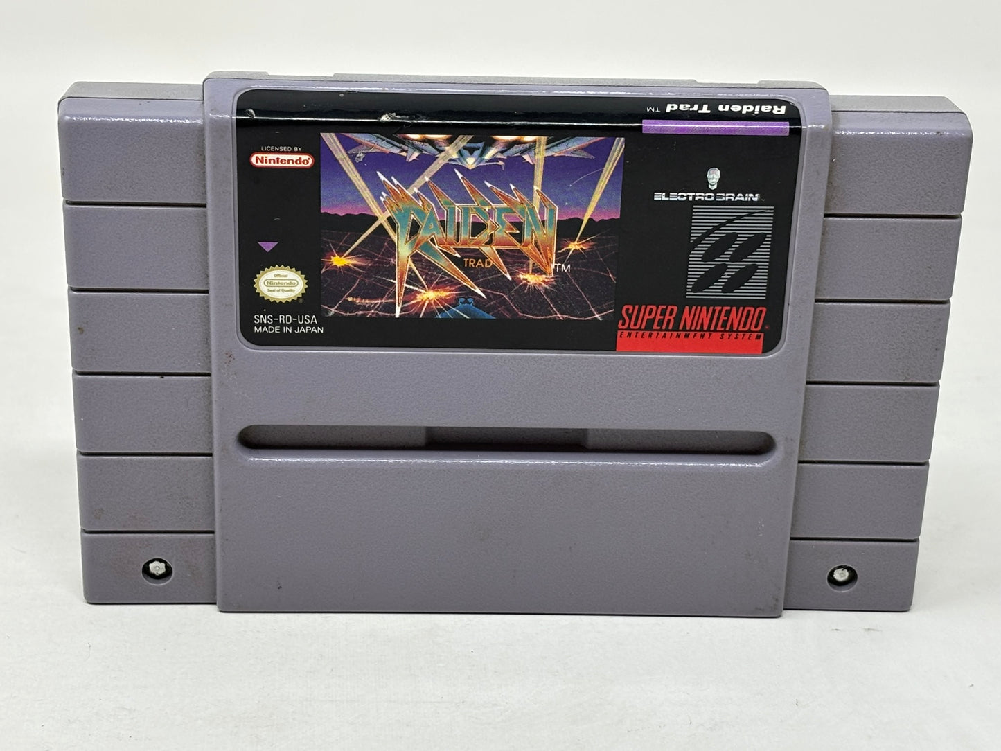 SNES Super Nintendo - Raiden Trad