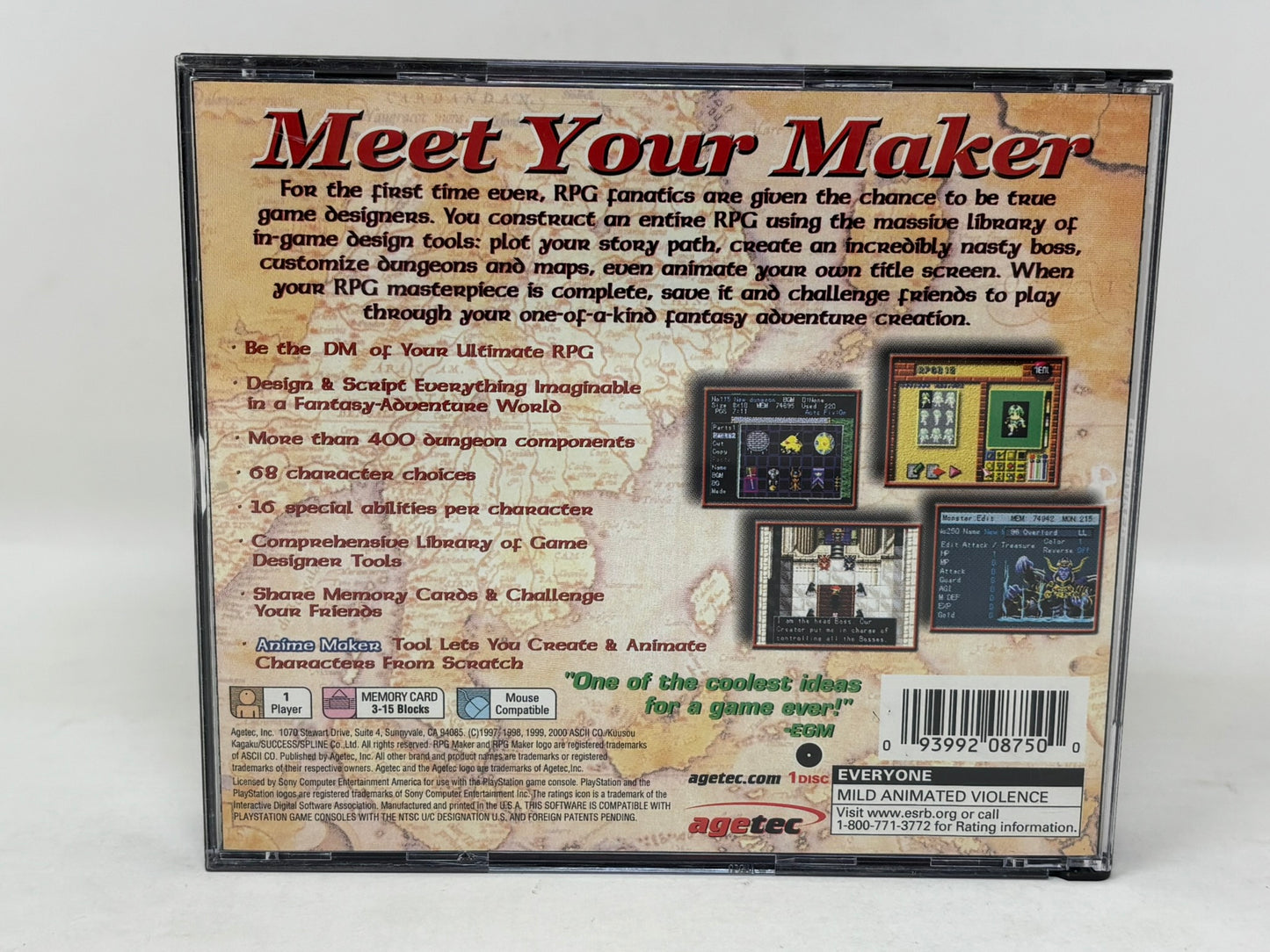 Sony PlayStation - RPG Maker - Complete