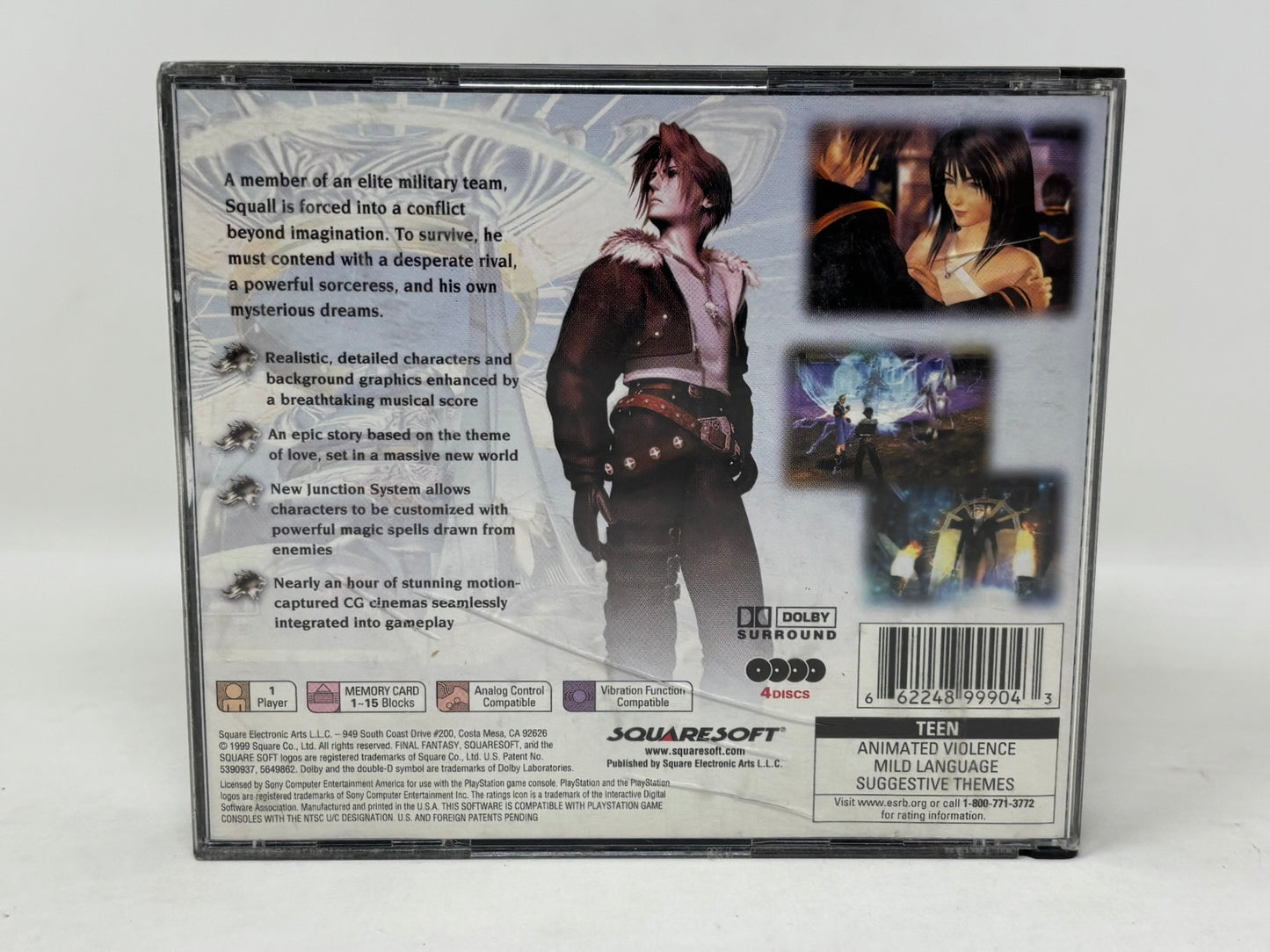 Sony PlayStation - Final Fantasy VIII 8 - Complete