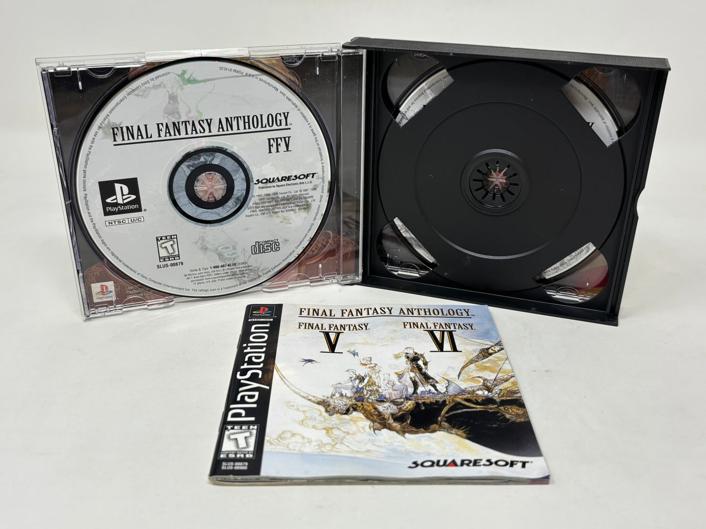 Sony PlayStation - Final Fantasy Anthology (Black Label) - Complete