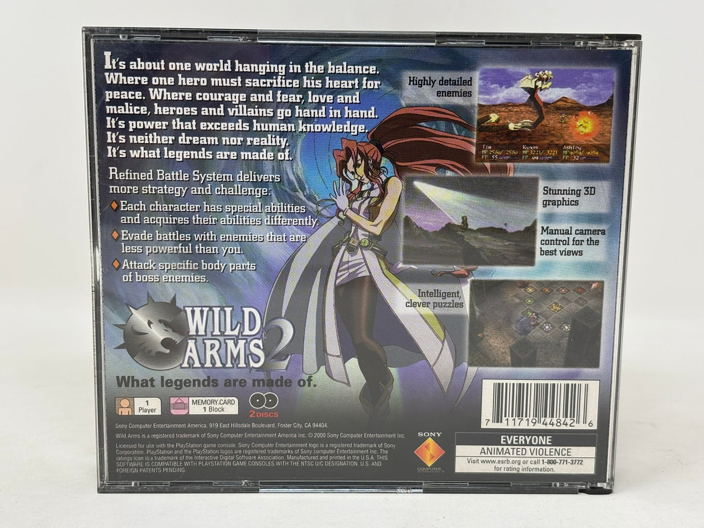 Sony PlayStation - Wild Arms 2 - Complete