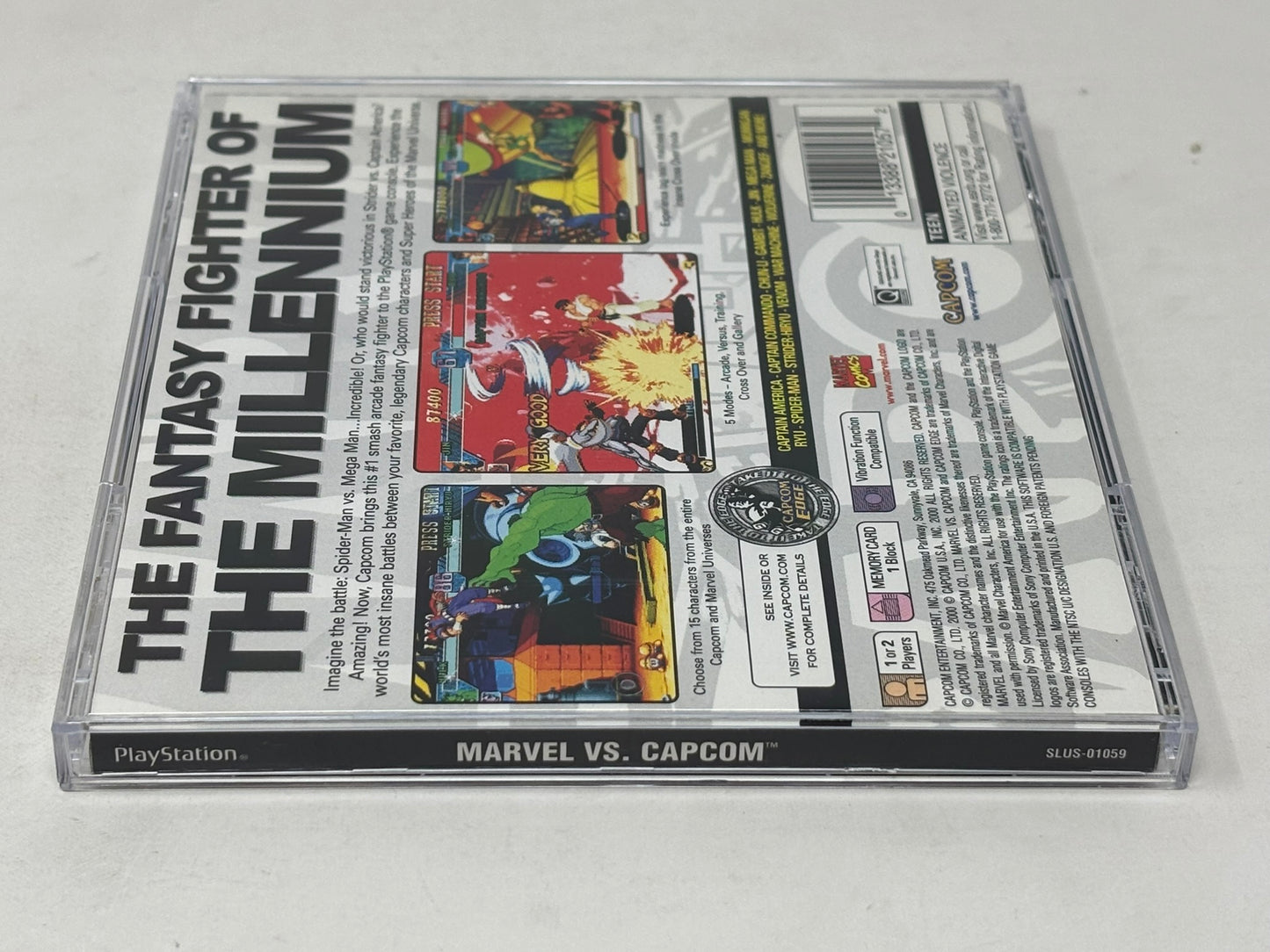 Sony PlayStation - Marvel vs Capcom - Complete
