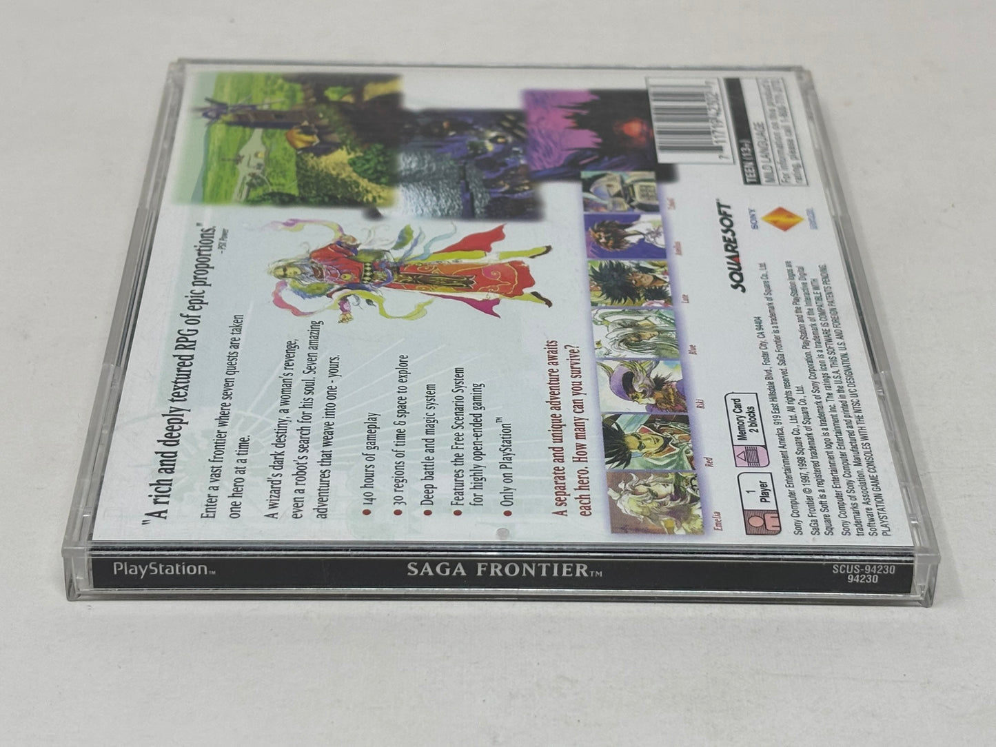 Sony PlayStation - Saga Frontier - Complete