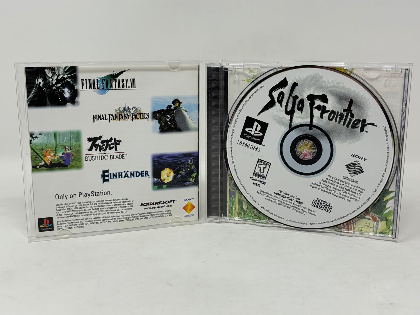Sony PlayStation - Saga Frontier - Complete