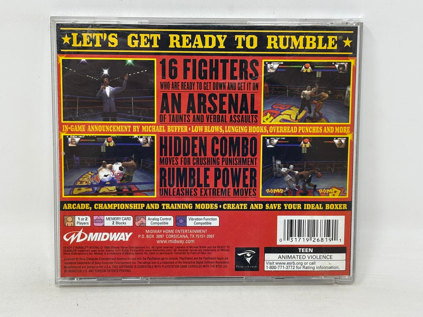 Sony PlayStation - Ready 2 Rumble Boxing - Complete