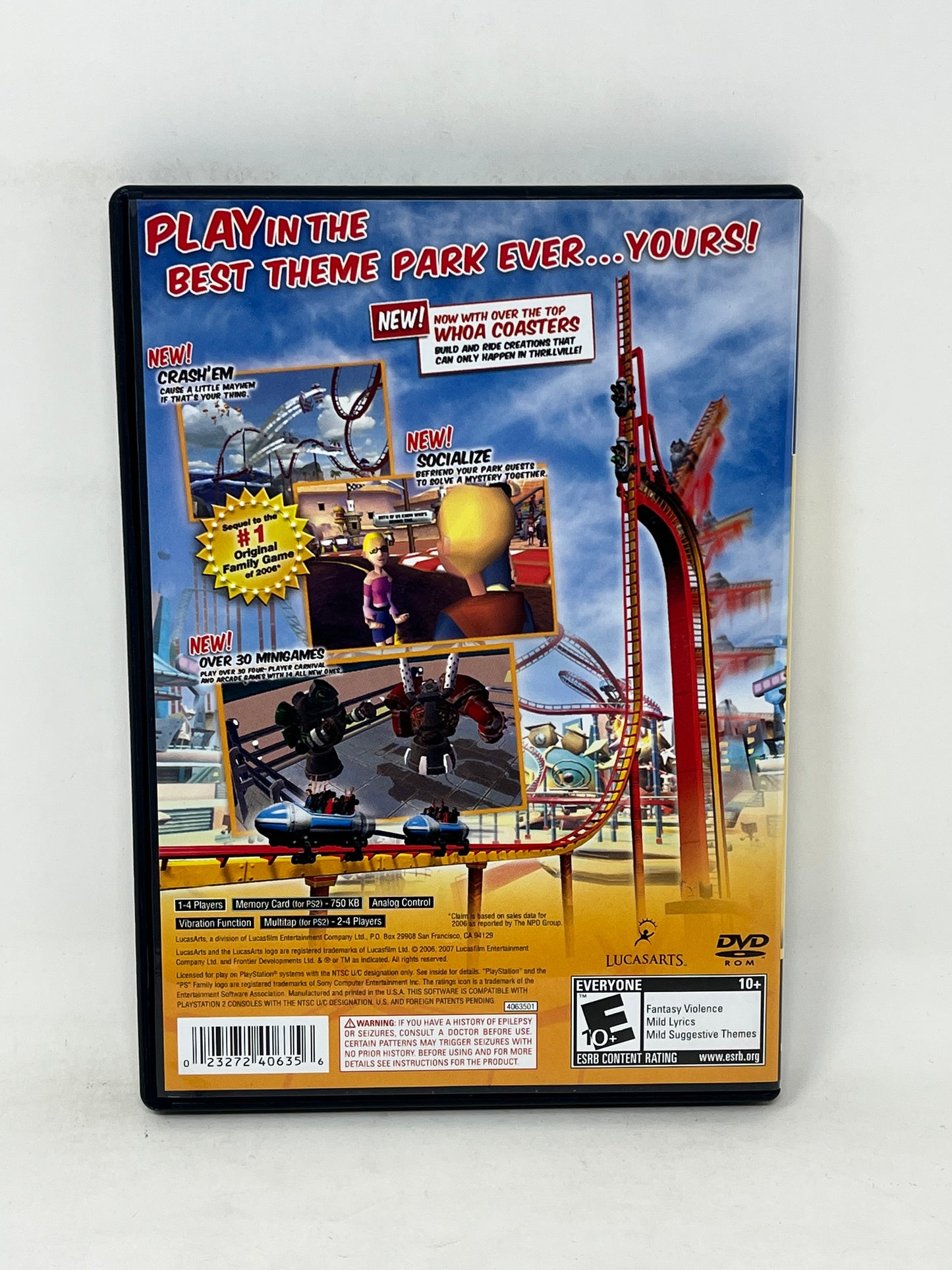 Sony PlayStation 2 - Thrillville Off the Rails - Complete