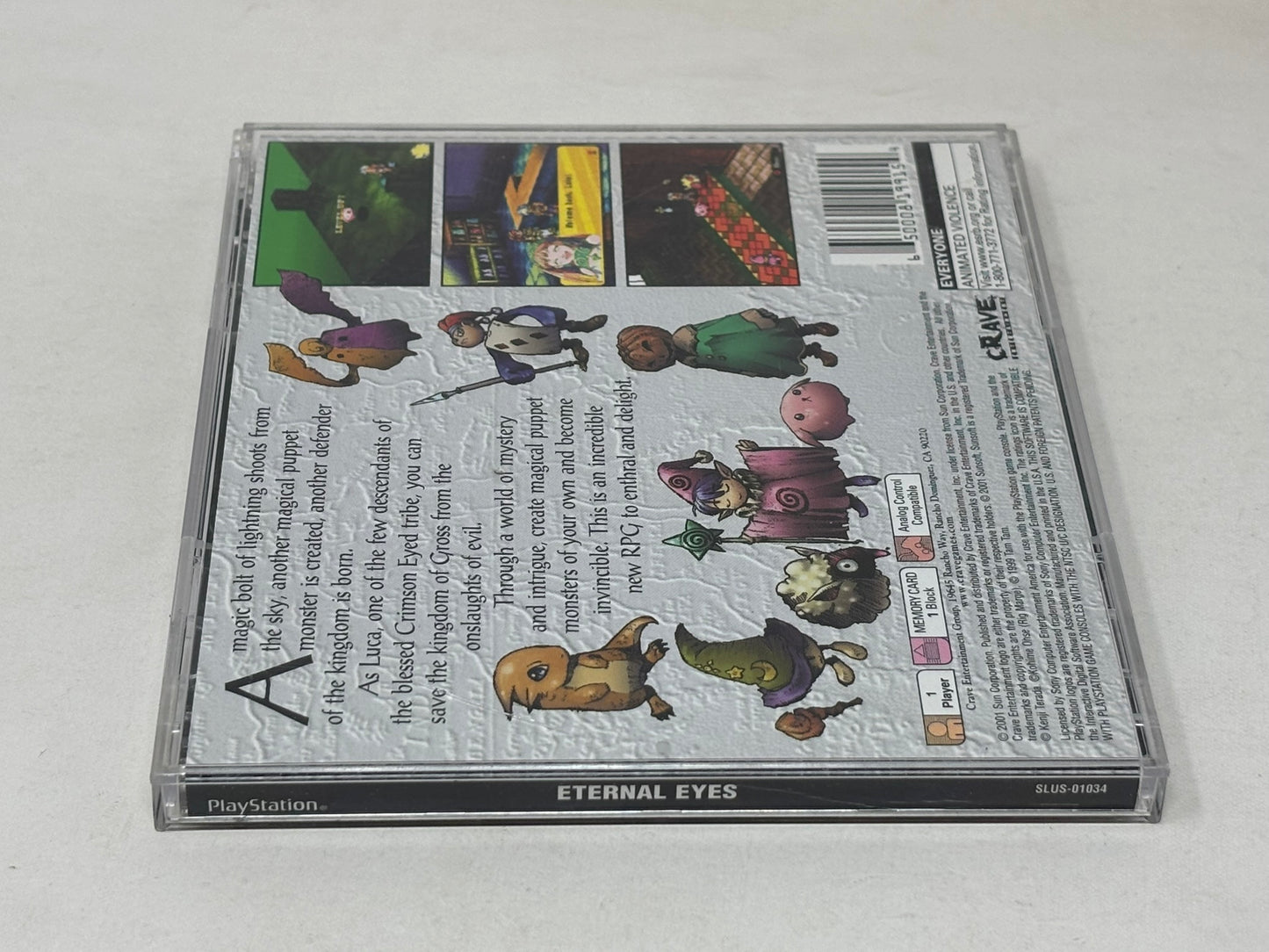 Sony PlayStation - Eternal Eyes - Complete