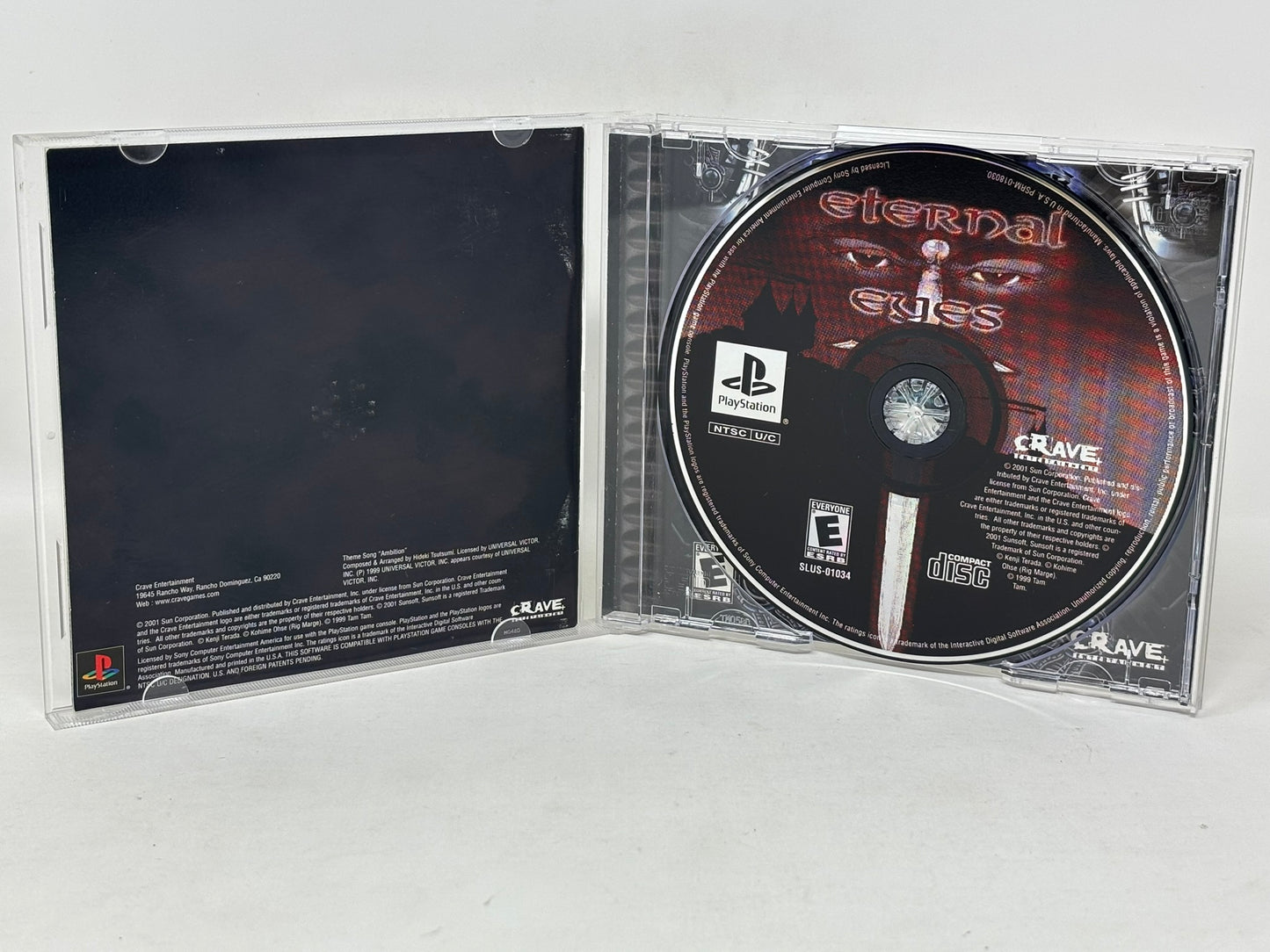 Sony PlayStation - Eternal Eyes - Complete