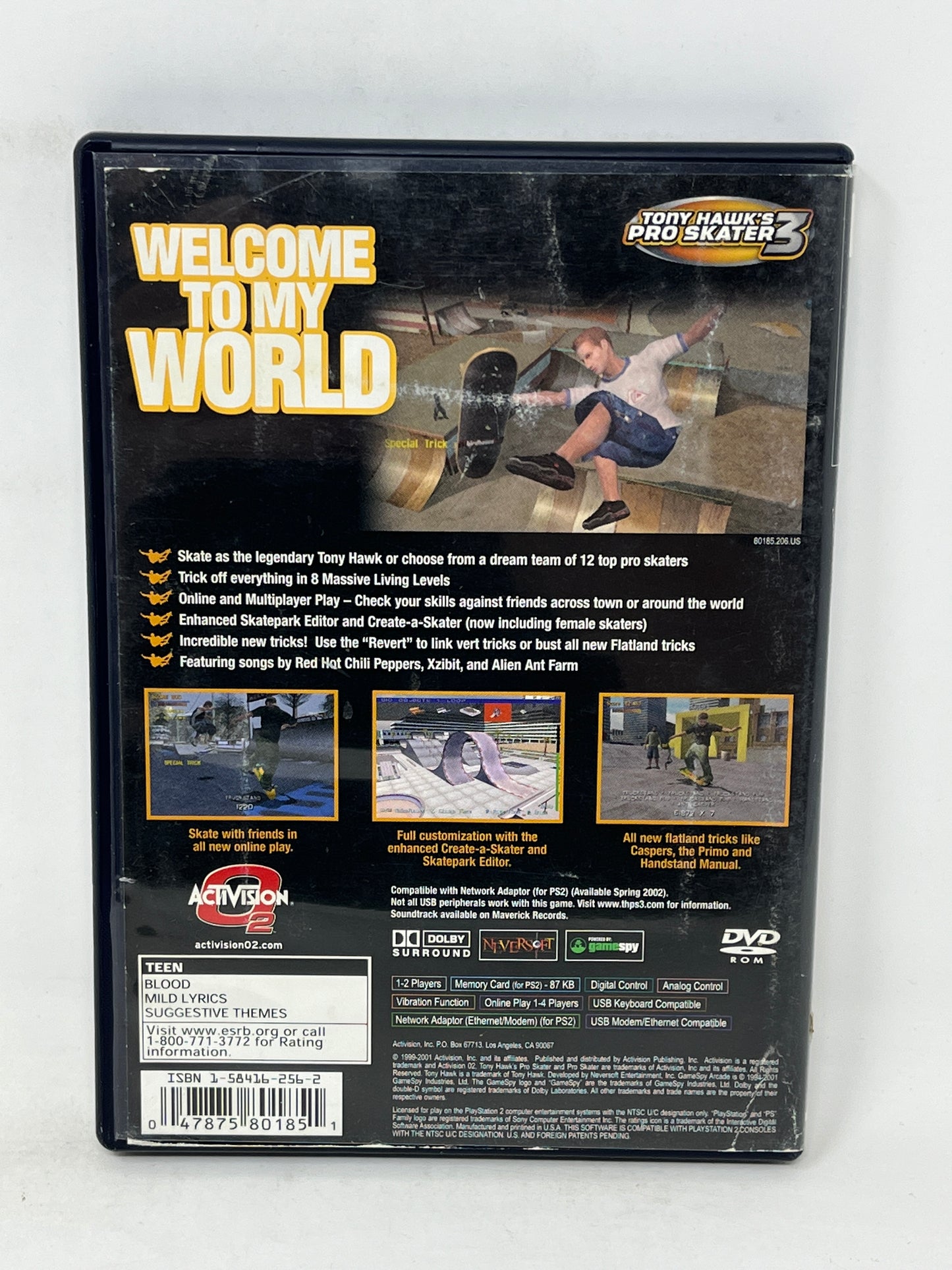 Sony PlayStation 2 - Tony Hawk Pro Skater 3 - Complete