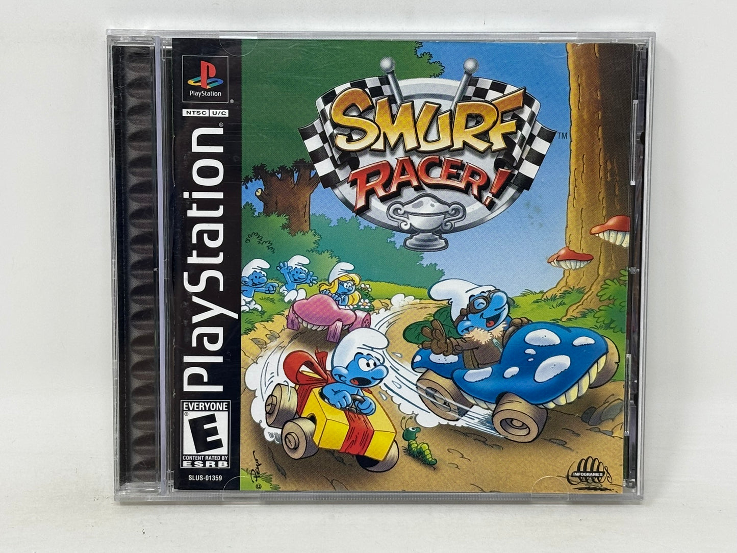 Sony PlayStation - Smurf Racer - Complete