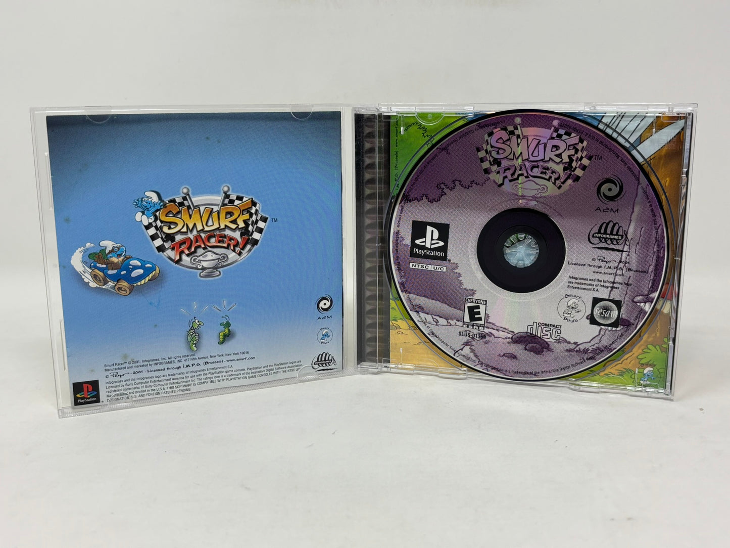 Sony PlayStation - Smurf Racer - Complete