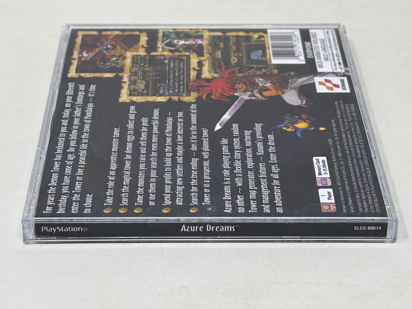 Sony PlayStation - Azure Dreams - Complete