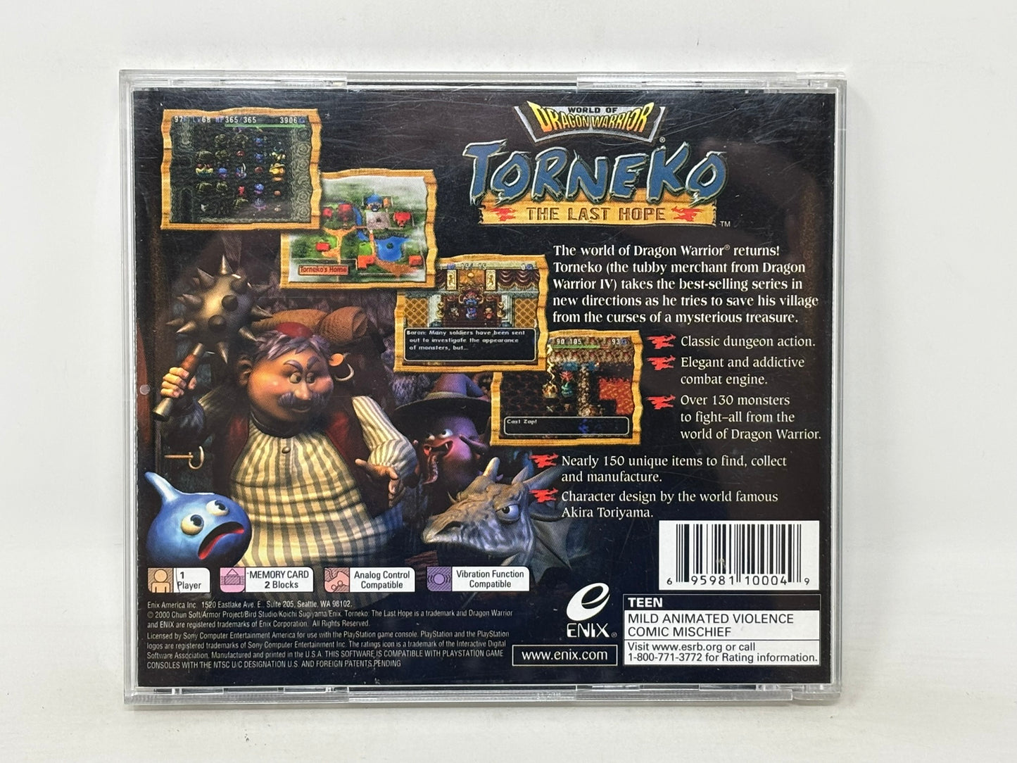 Sony PlayStation - Torneko The Last Hope - Complete