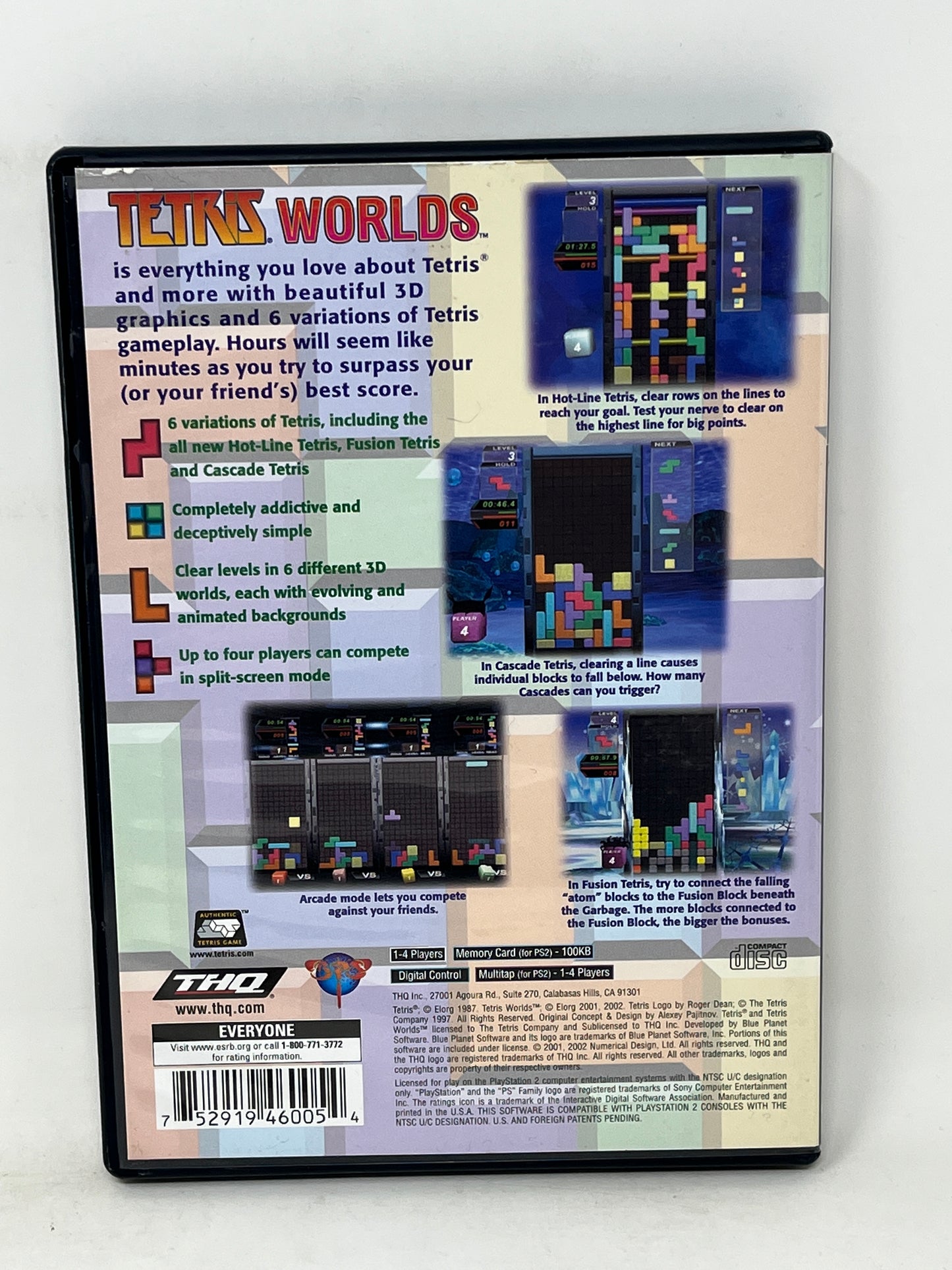 Sony PlayStation 2 - Tetris Worlds - Complete