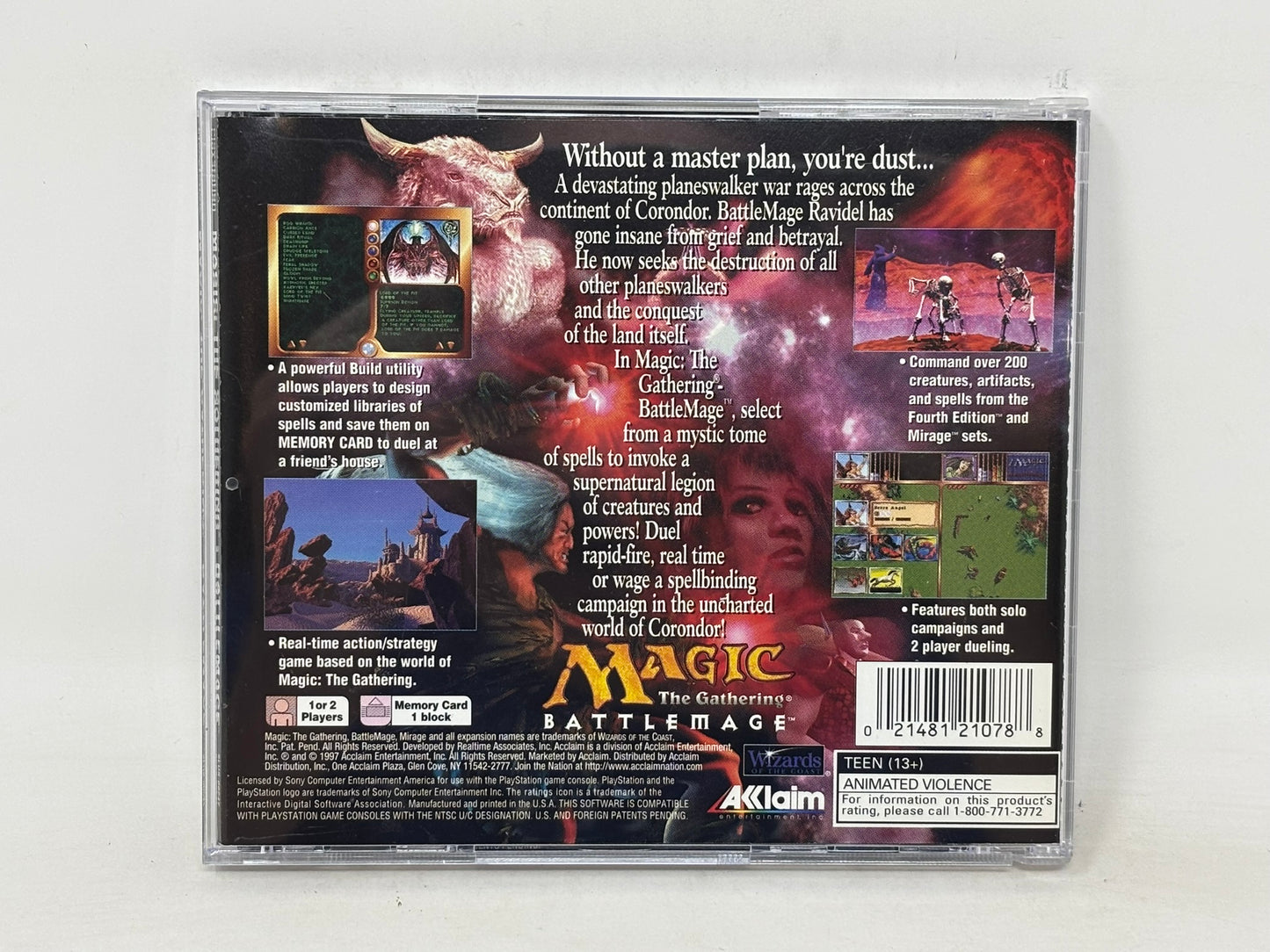 Sony PlayStation - Magic the Gathering Battlemage - Complete