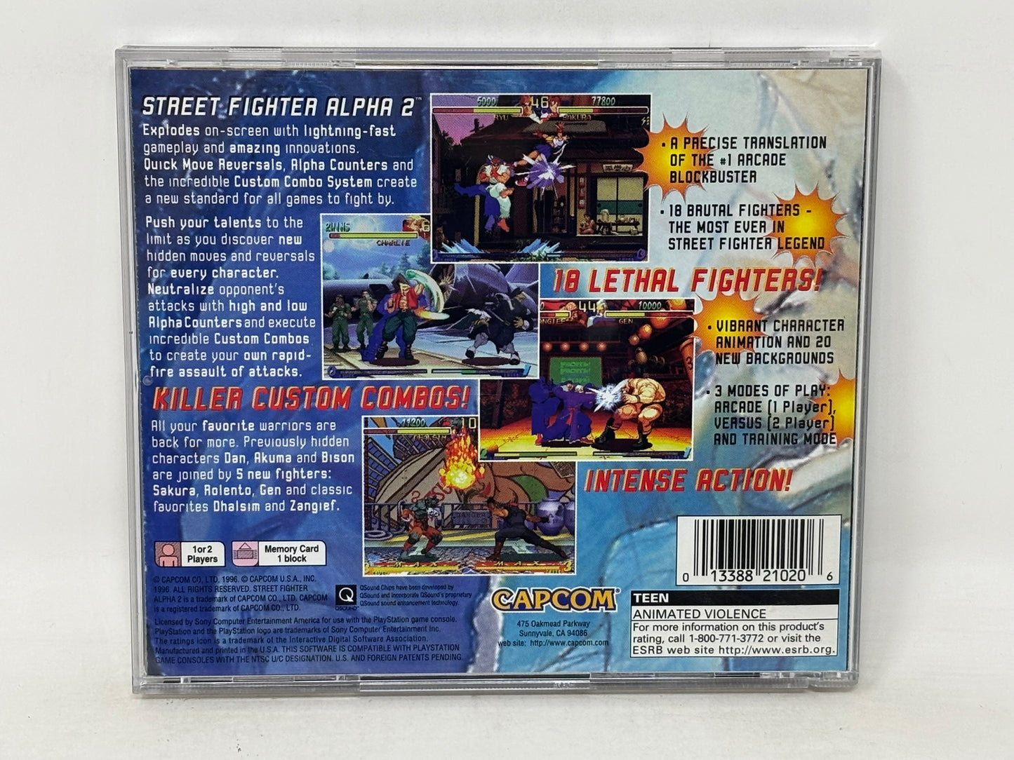 Sony PlayStation - Street Fighter Alpha 2 - Complete