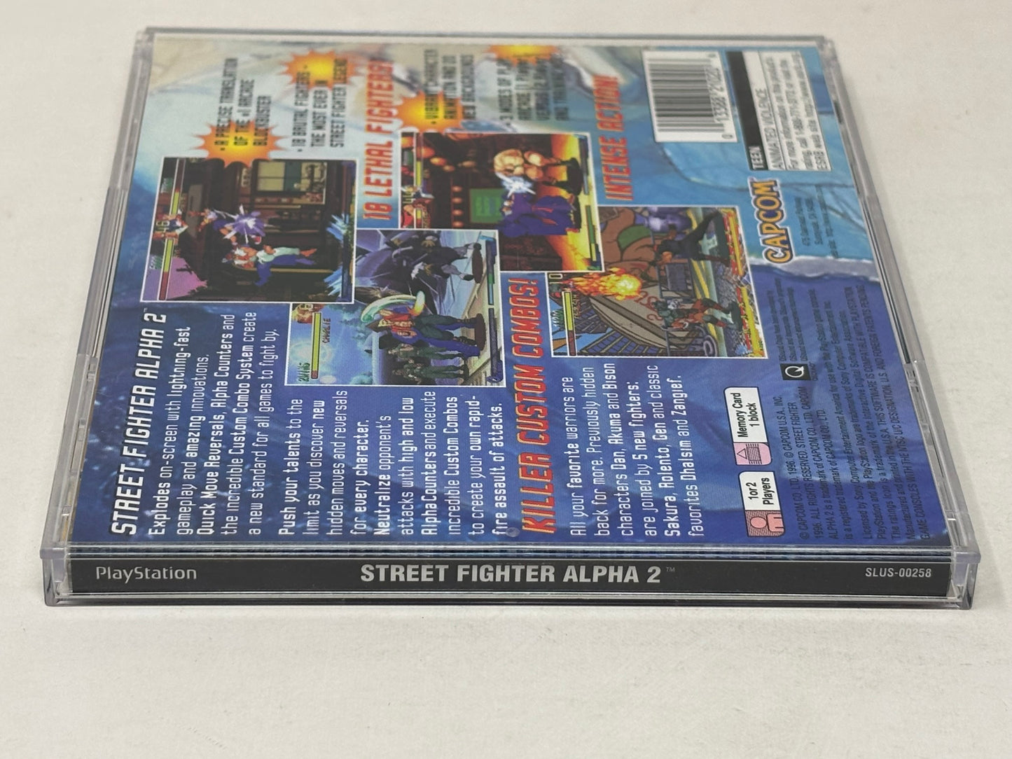 Sony PlayStation - Street Fighter Alpha 2 - Complete