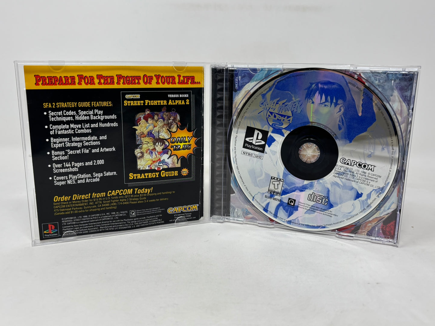 Sony PlayStation - Street Fighter Alpha 2 - Complete