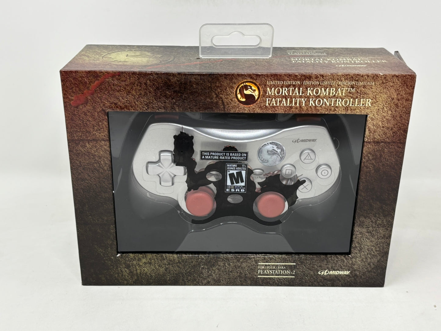 Sony PlayStation 2 - Mortal Kombat Fatality Controller - Complete