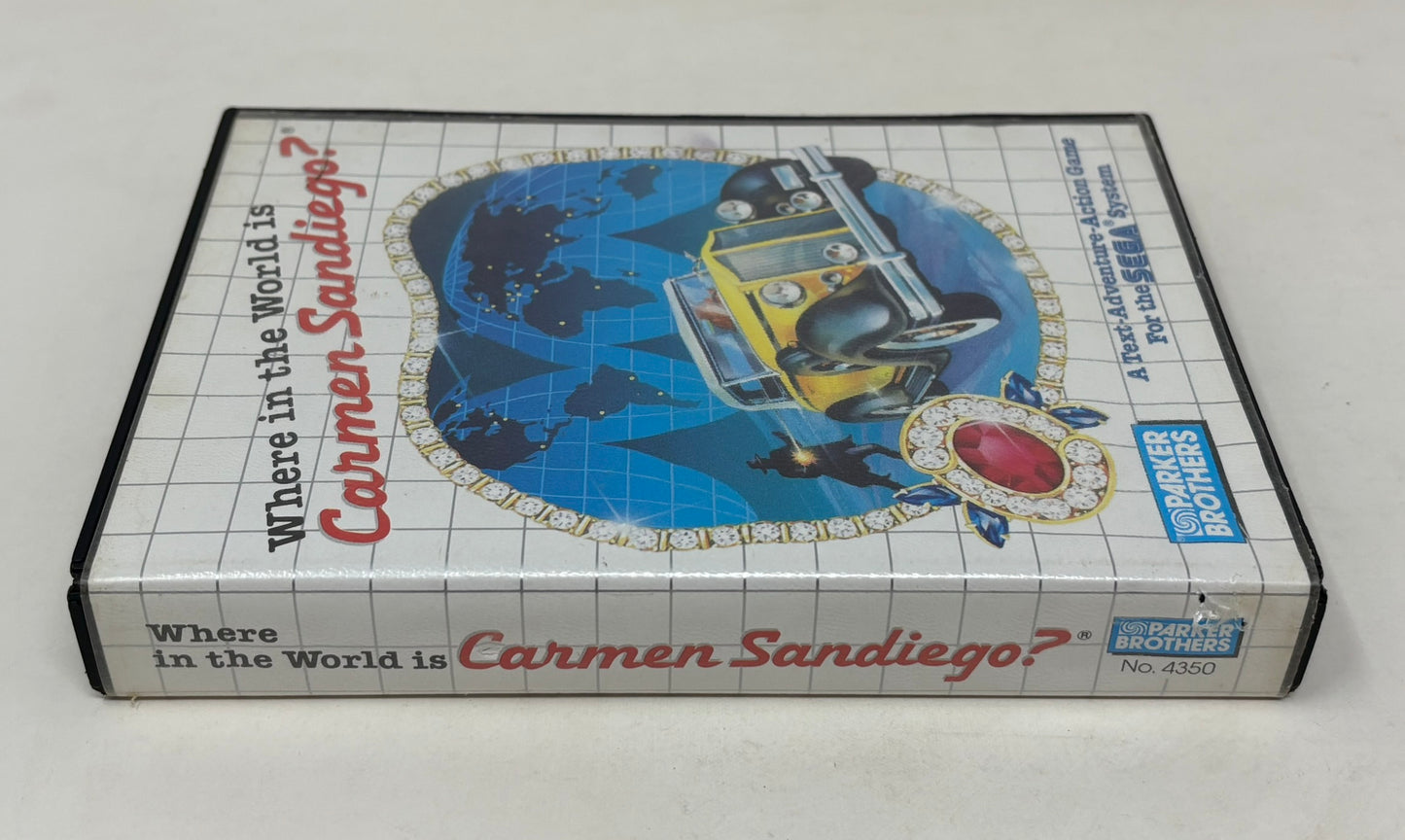 Sega Master System - Where in the World is Carmen Sandiego? - Complete