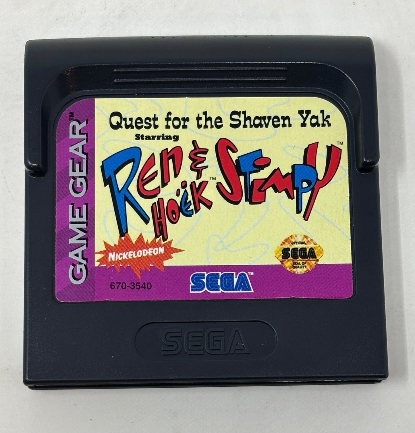 Sega Game Gear - Ren and Stimpy Quest for the Shaven Yak