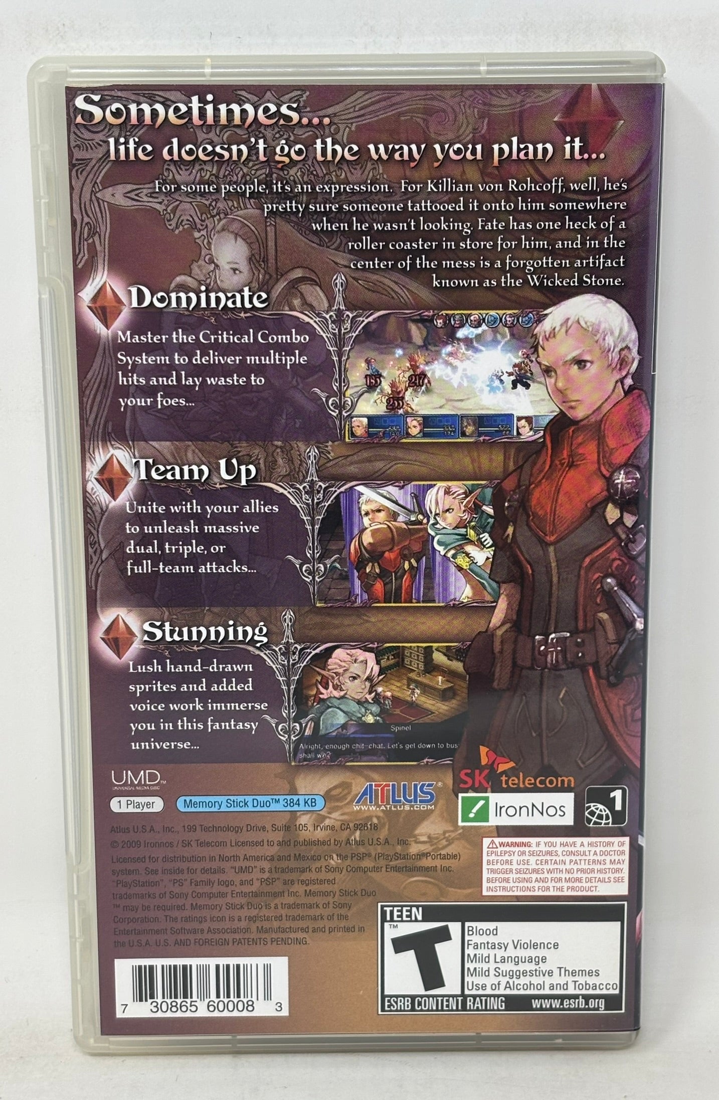 Sony PSP - Crimson Gem Saga - Complete