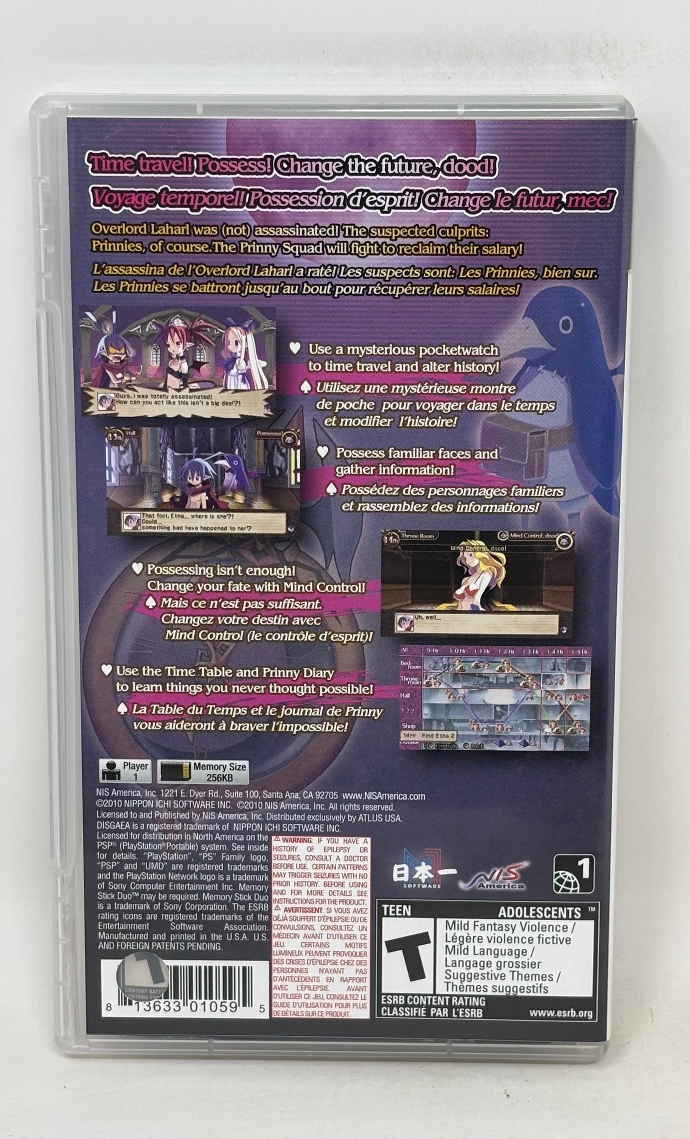 Sony PSP - Disgaea Infinite - Complete
