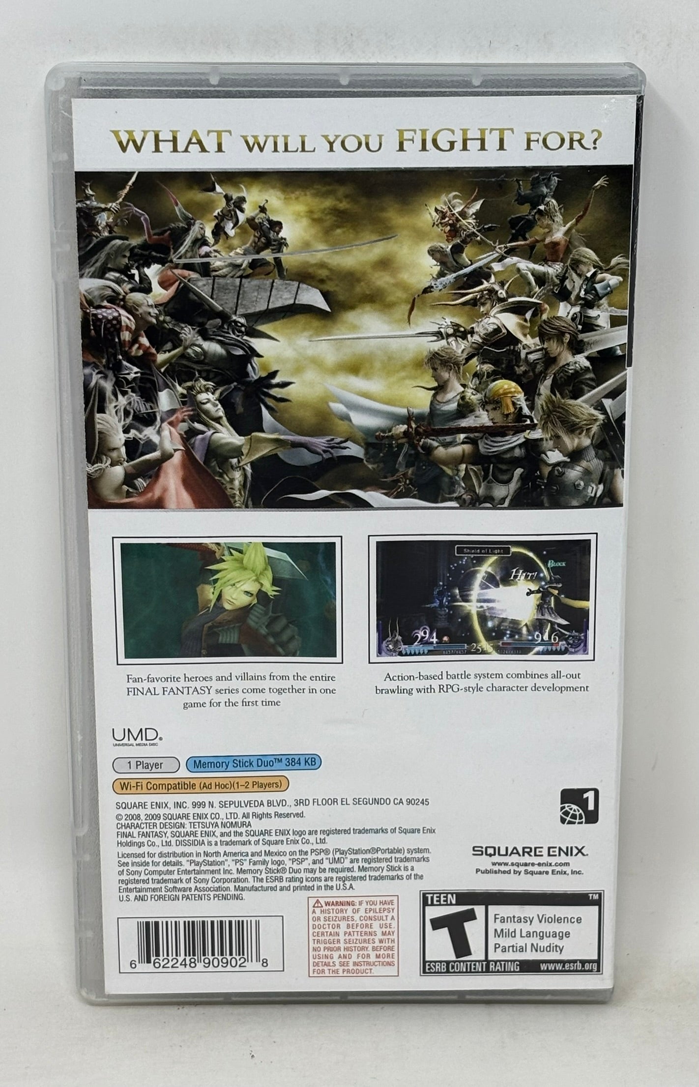 Sony PSP - Dissidia Final Fantasy - Complete