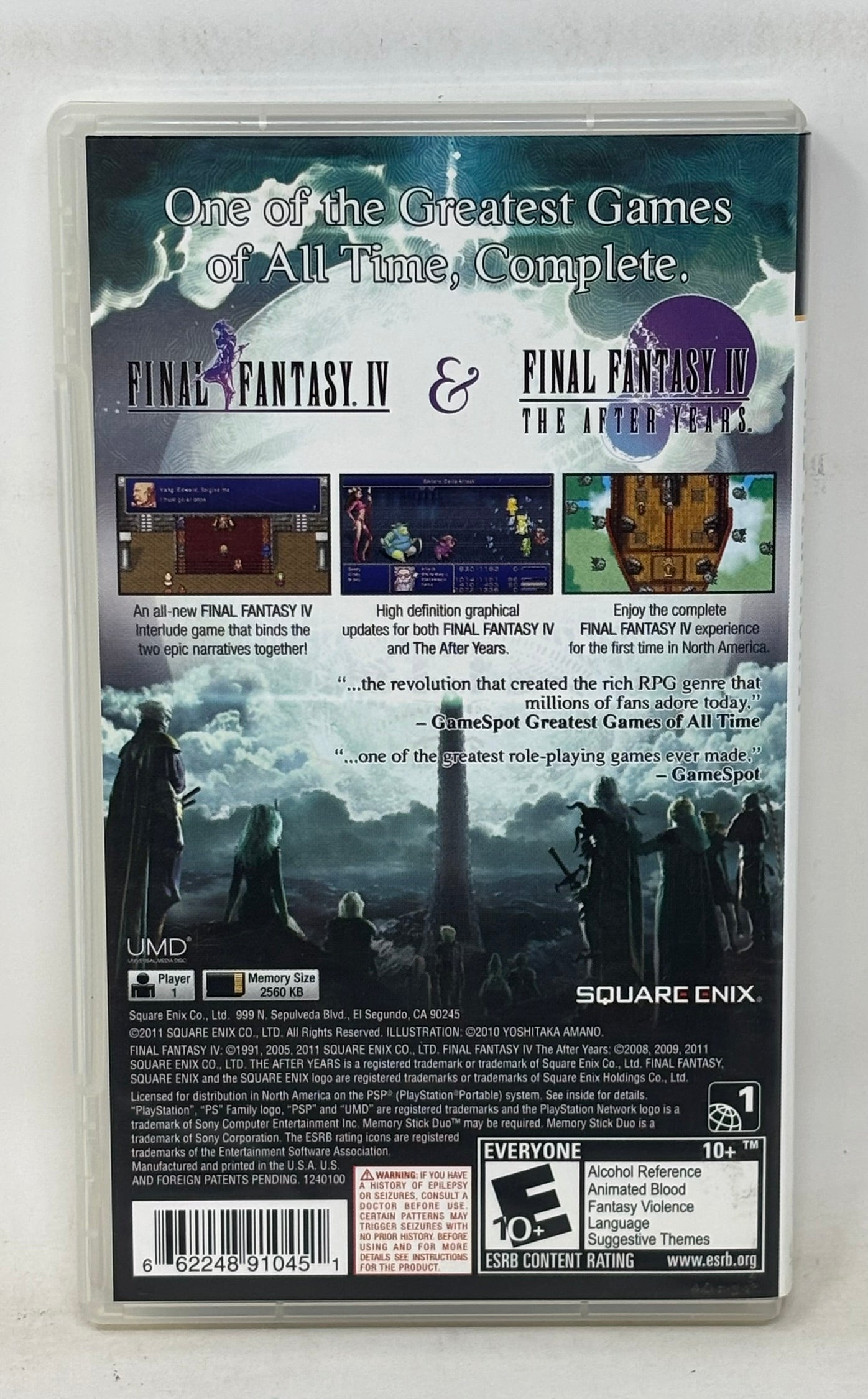 Sony PSP - Final Fantasy IV 4 - Complete