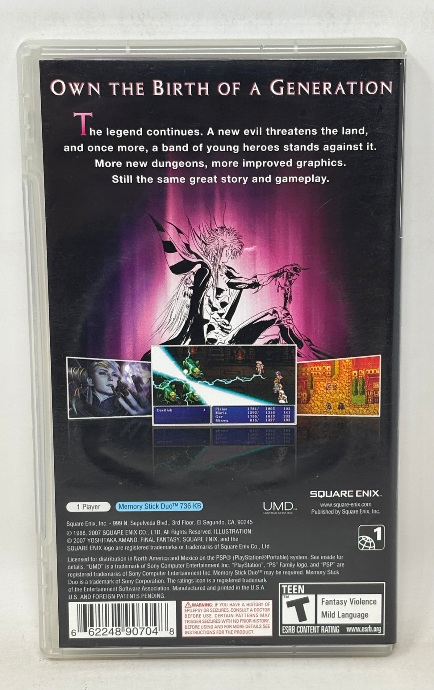 Sony PSP - Final Fantasy II 2 - Complete