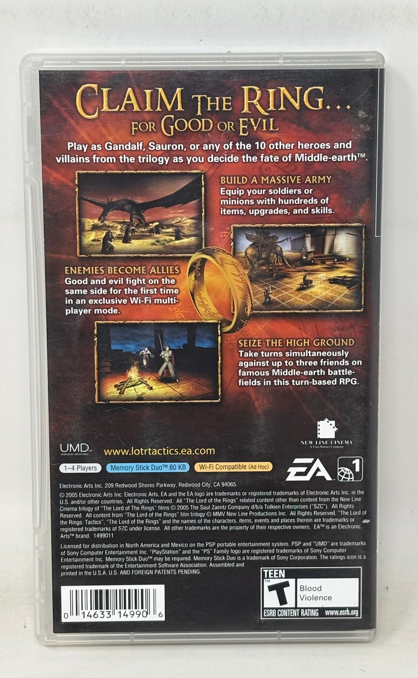 Sony PSP - Lord of the Rings Tactics - Complete