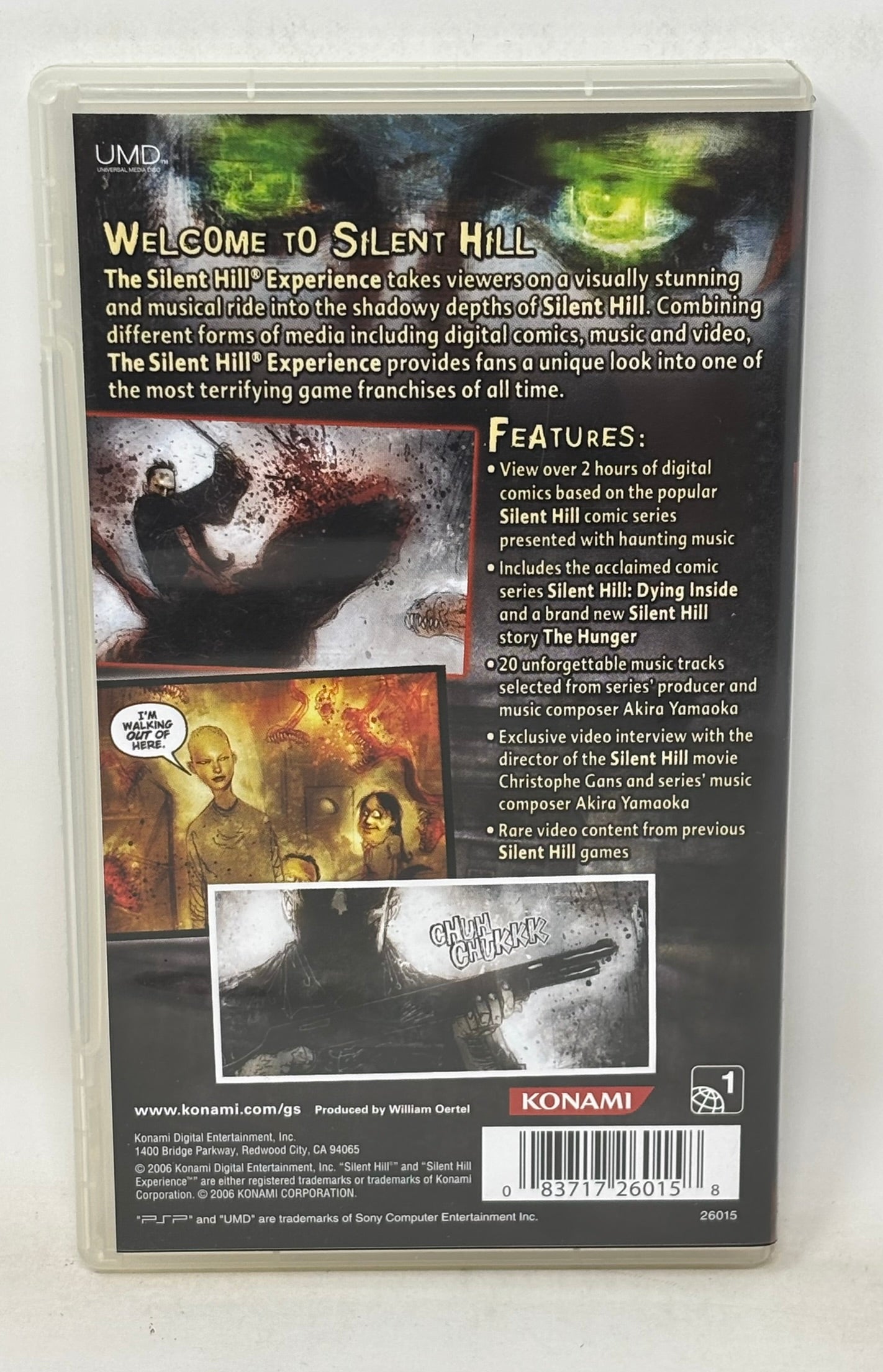 Sony PSP - Silent Hill Experience - UMD Video