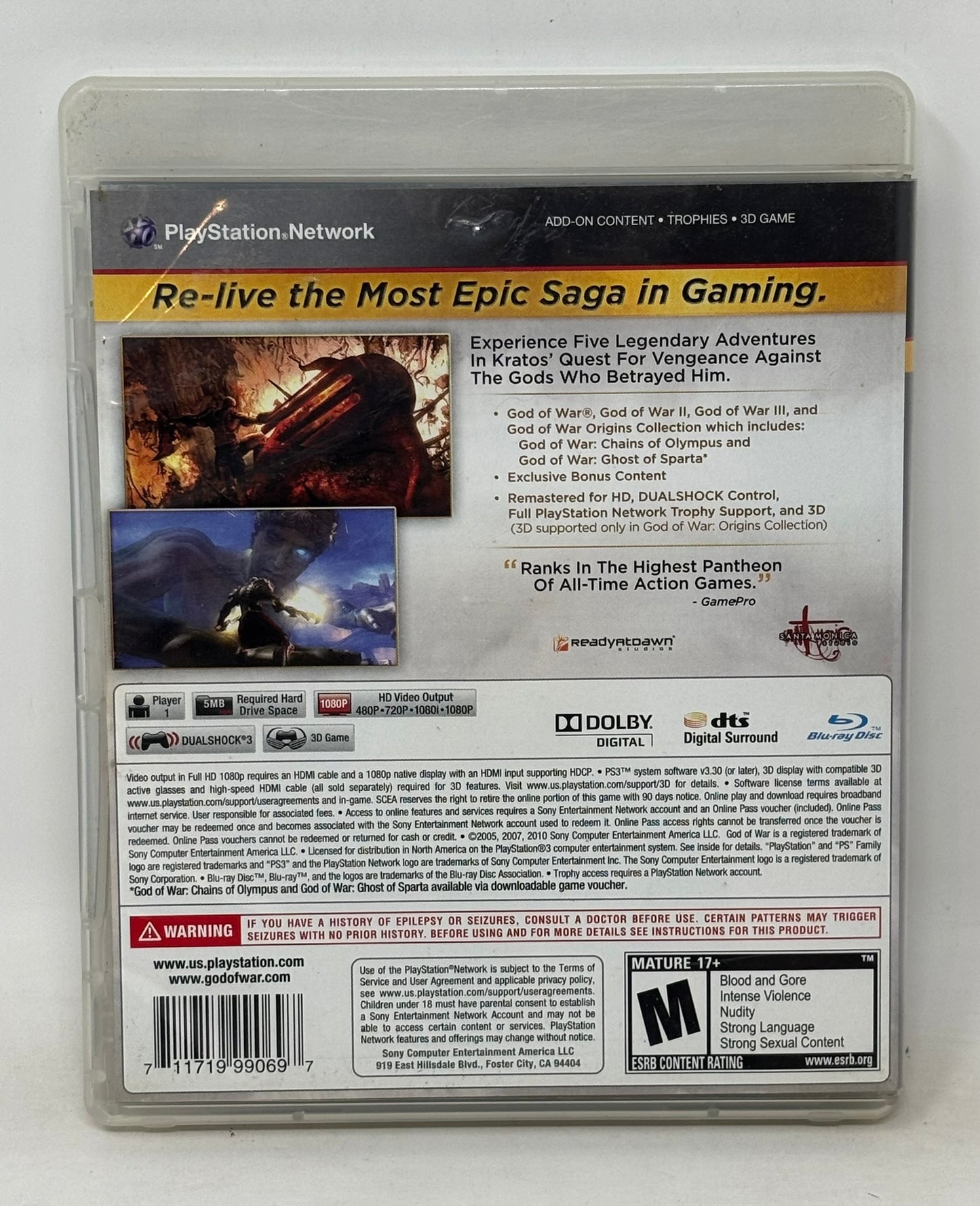 Sony PlayStation 3 - God of War Saga Dual Pack