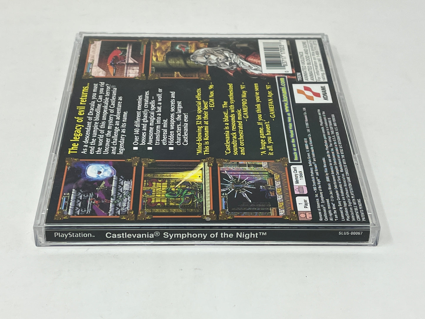 Sony PlayStation - Castlevania Symphony of the Night - Complete