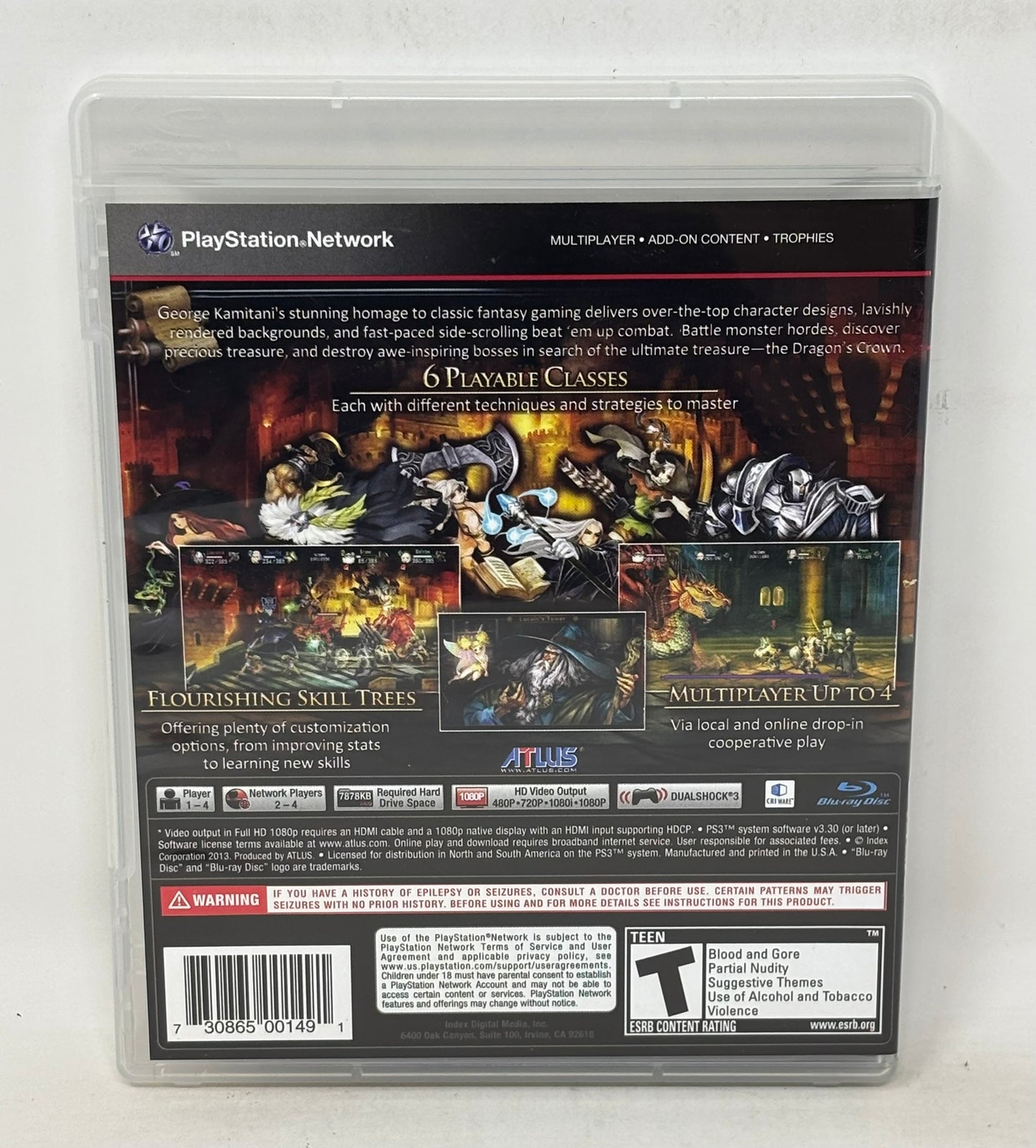 Sony PlayStation 3 - Dragons Crown - Complete