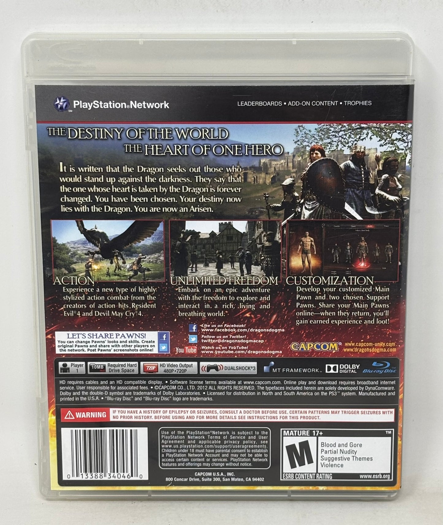 Sony PlayStation 3 - Dragon's Dogma - Complete