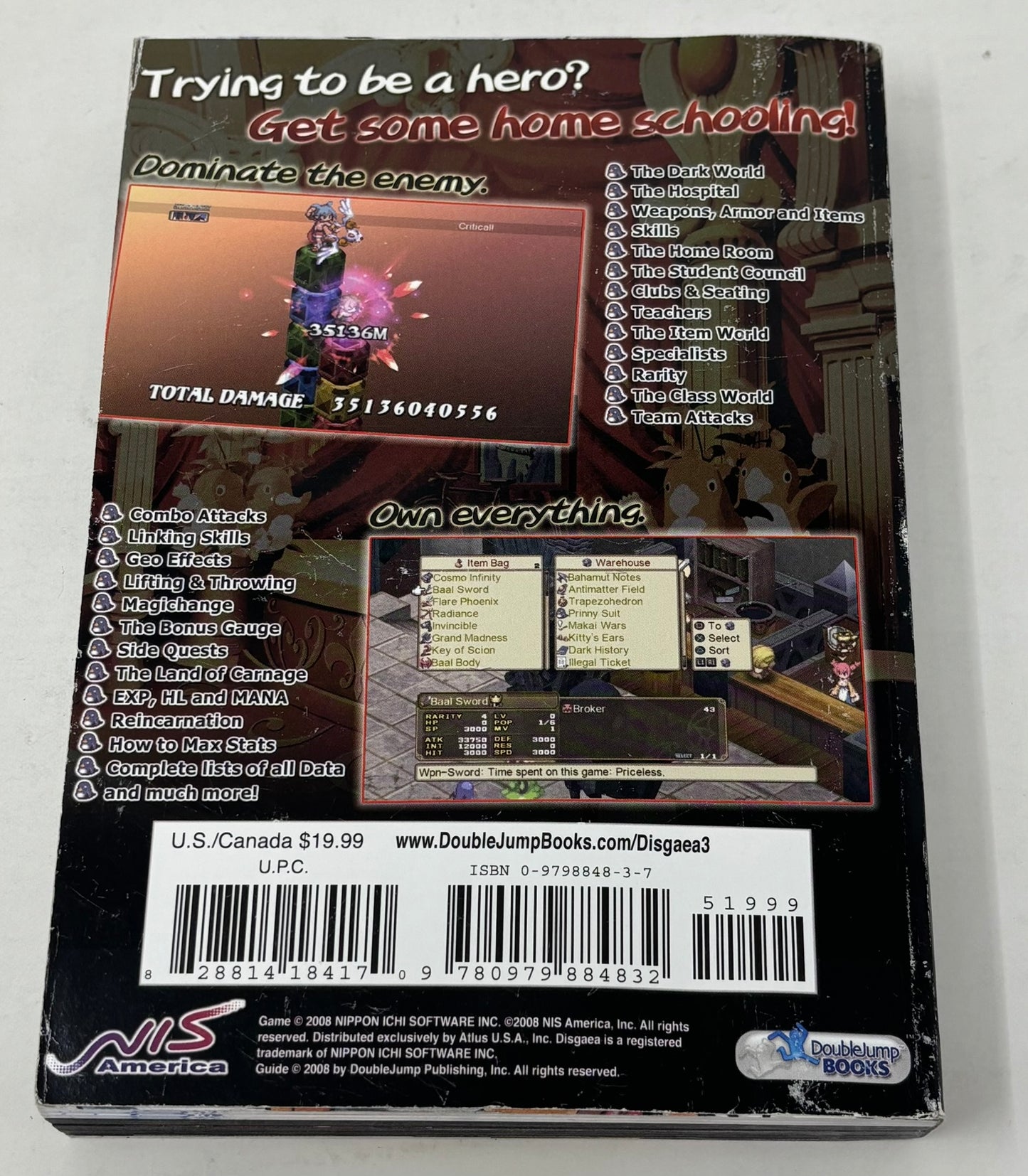 Disgaea 3 Absence of Justice The Official Strategy Guide