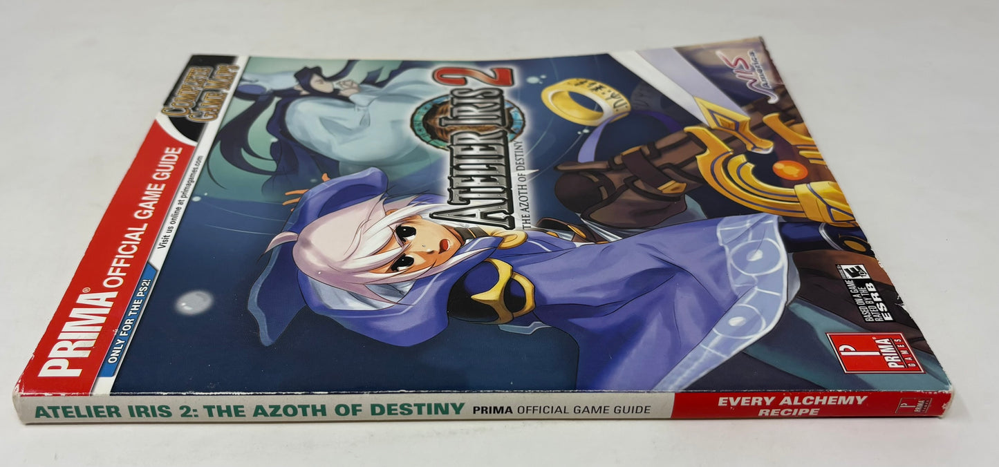 Atelier Iris 2: The Azoth of Destiny Prima Official Game Strategy Guide - PS2