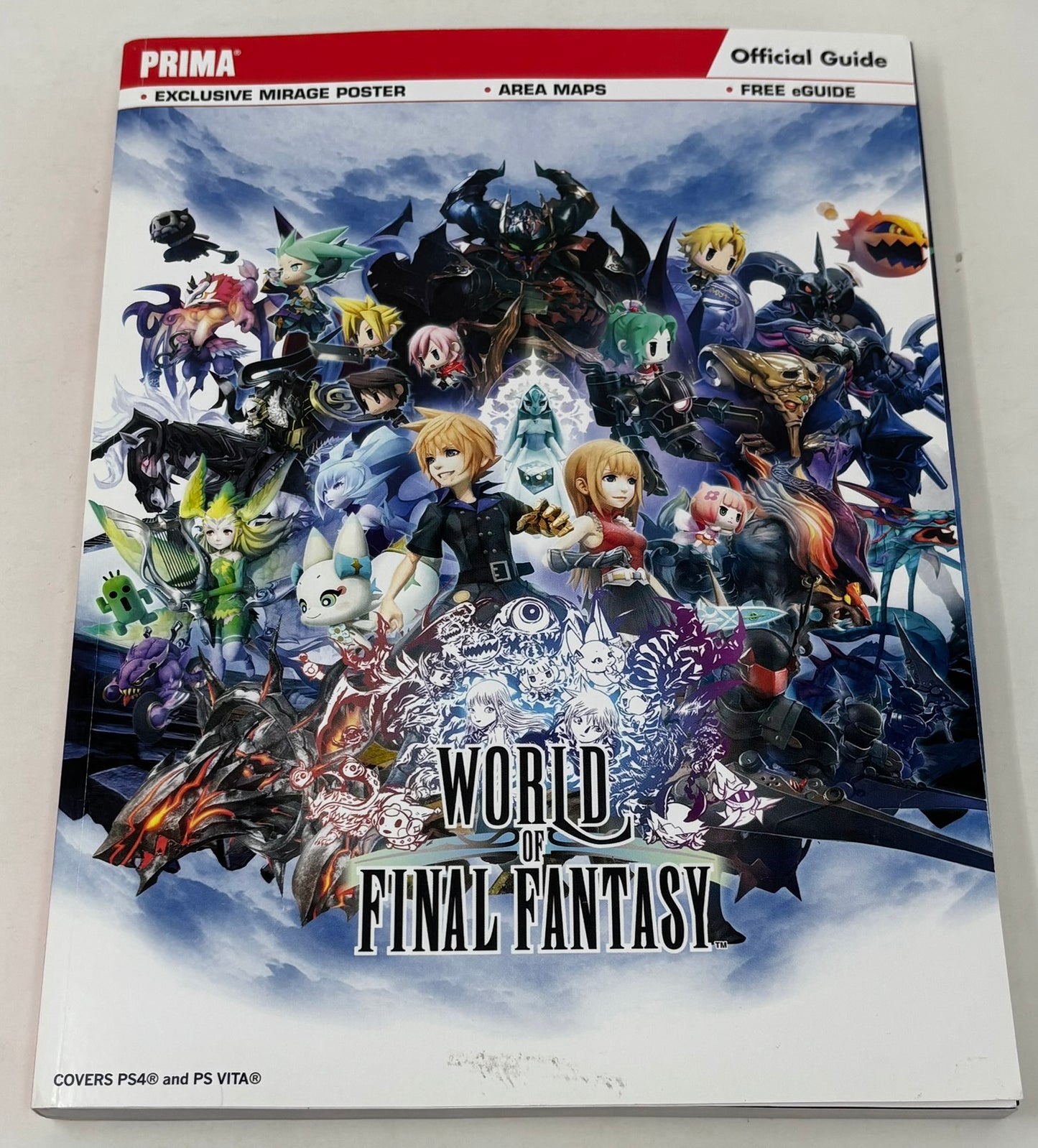 World of Final Fantasy Official Guide w/ Poster