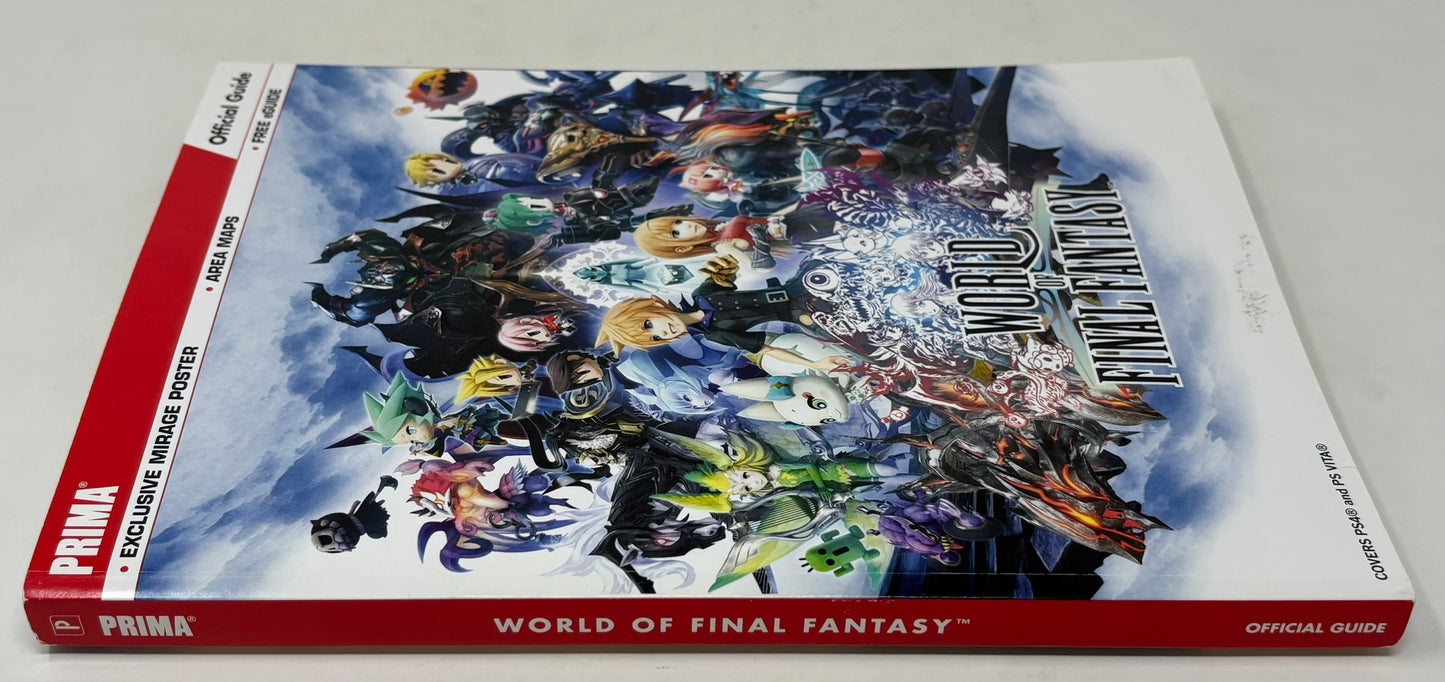 World of Final Fantasy Official Guide w/ Poster