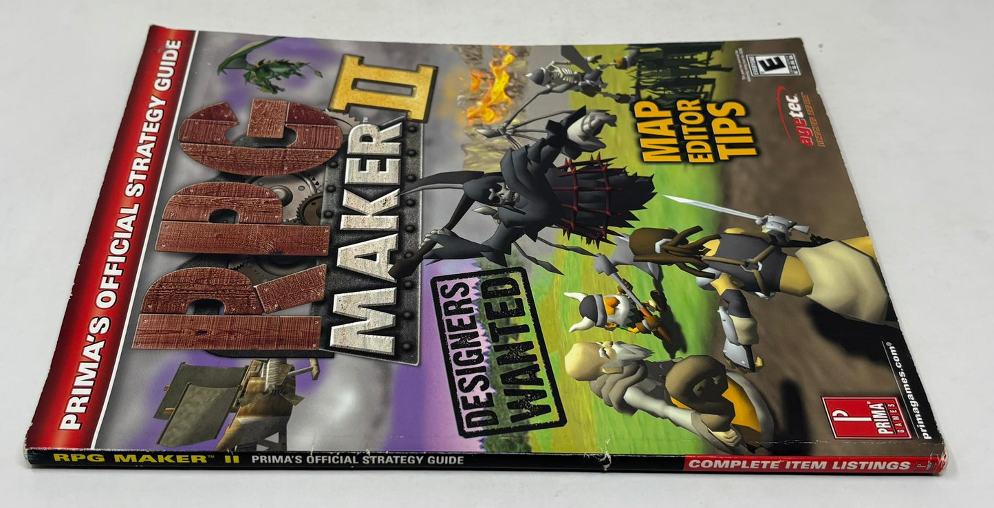 Sony PlayStation 2 - RPG Maker II Prima Official Strategy Guide