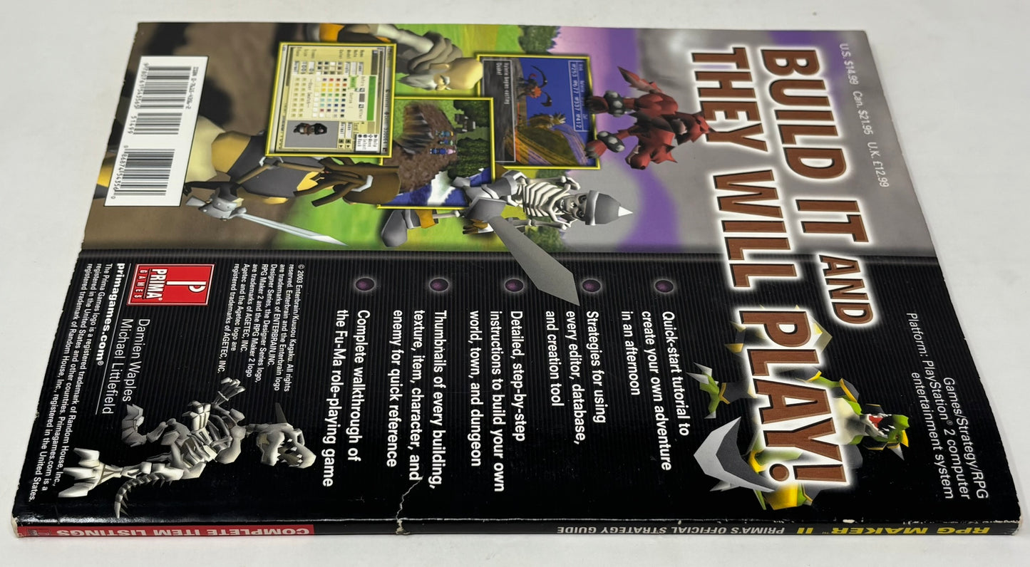 Sony PlayStation 2 - RPG Maker II Prima Official Strategy Guide