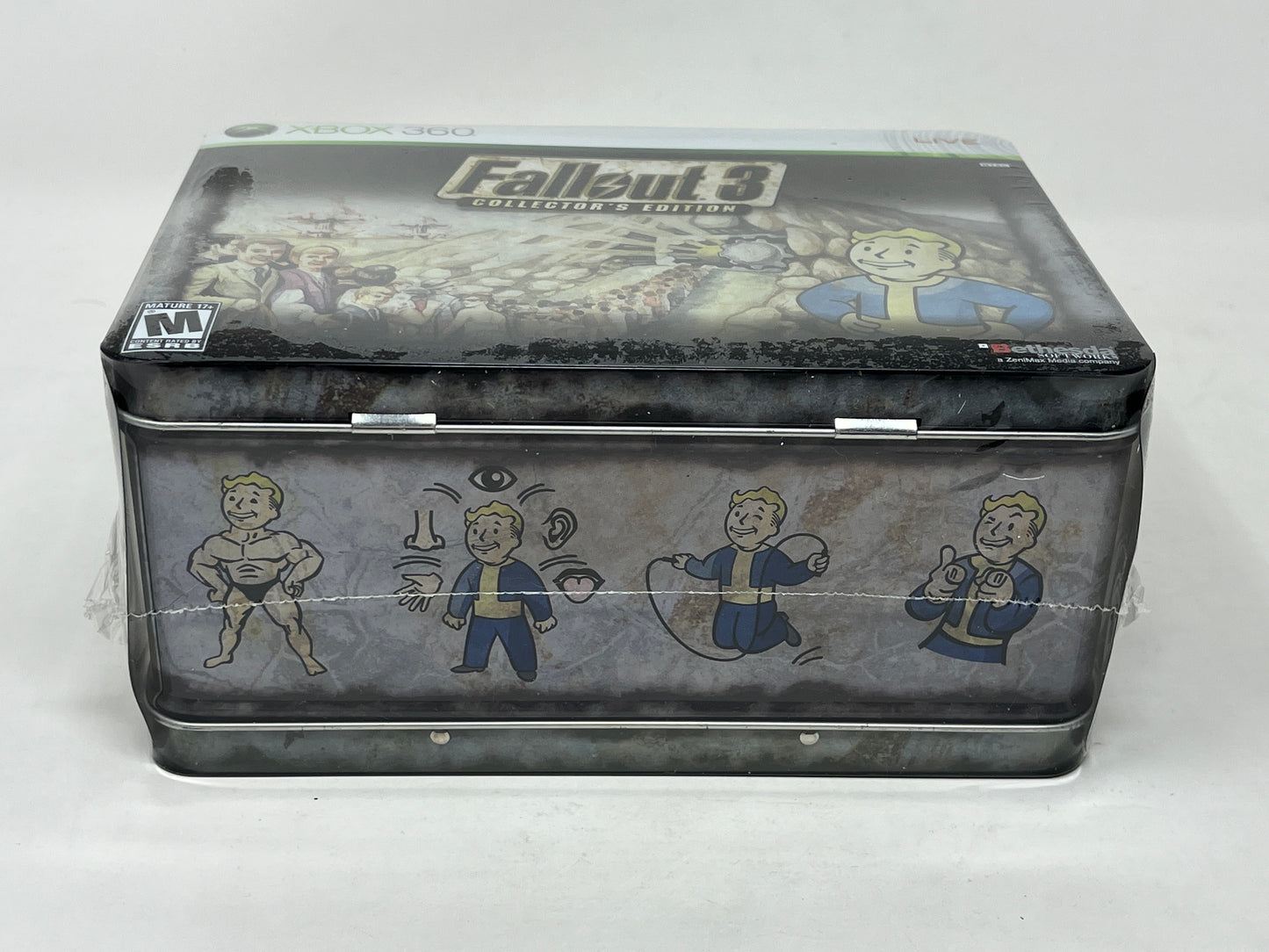 XBox 360 - Fallout 3 Collector's Edition Metal Tin Case - Sealed