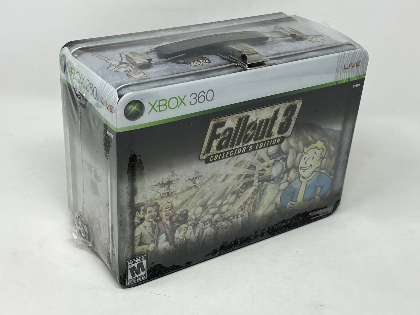 XBox 360 - Fallout 3 Collector's Edition Metal Tin Case - Sealed