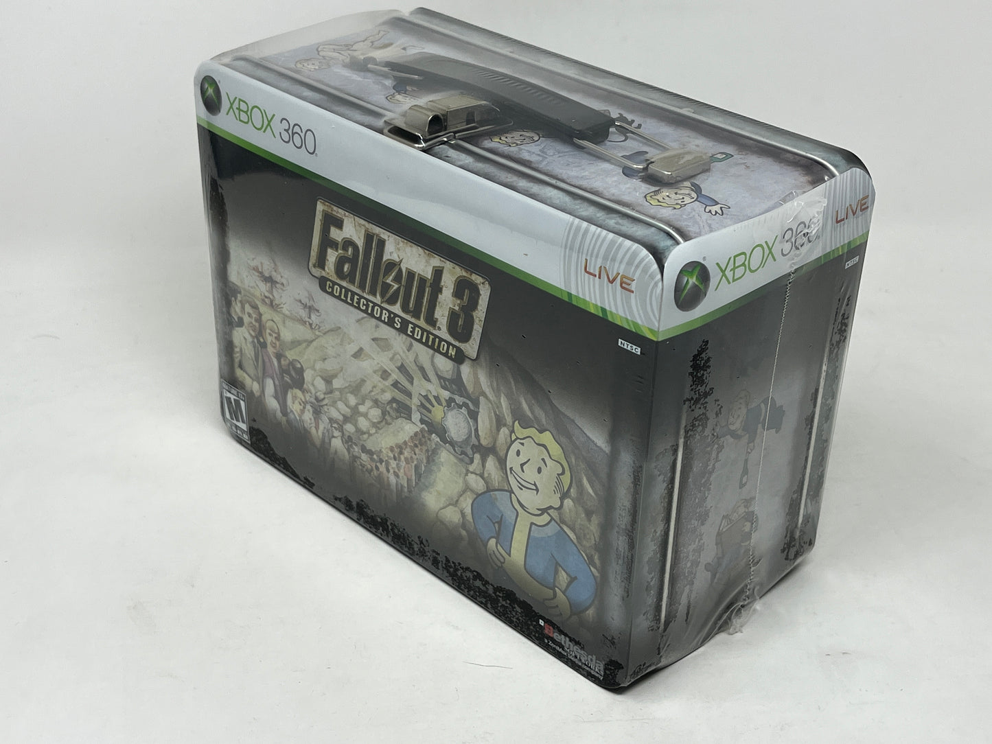 XBox 360 - Fallout 3 Collector's Edition Metal Tin Case - Sealed