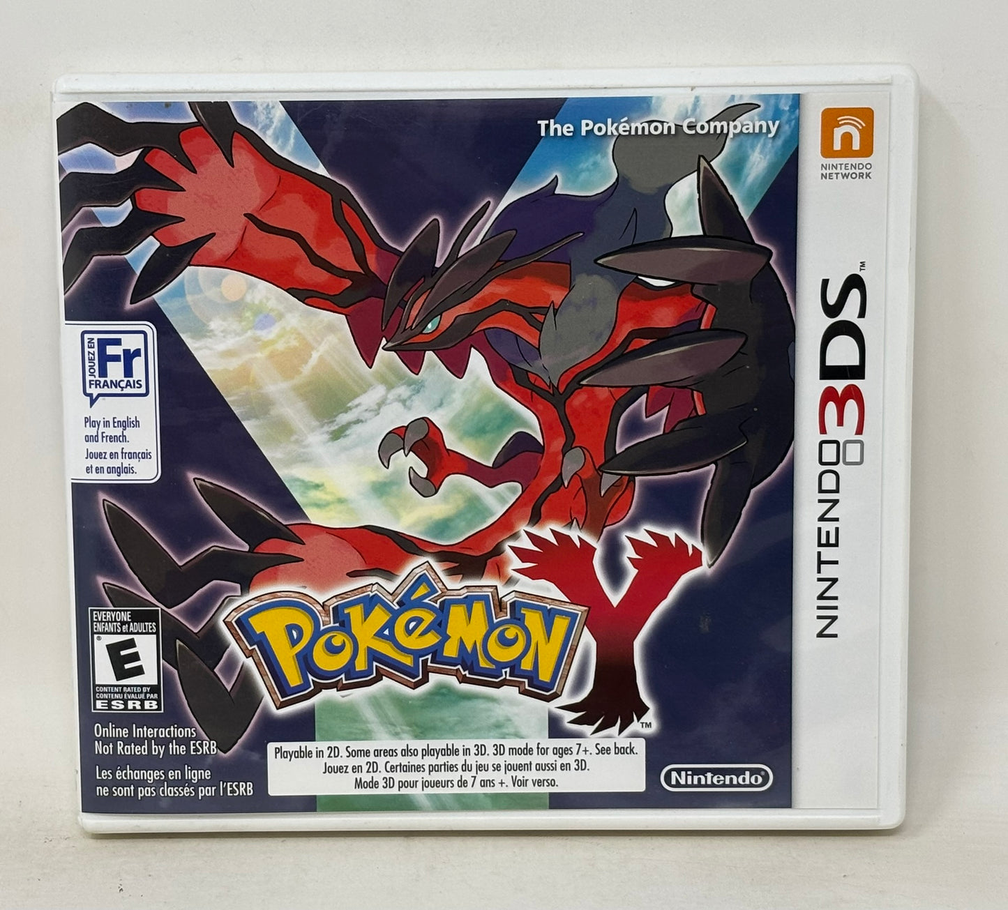 Nintendo 3DS - Pokemon Y - Complete (French & English)